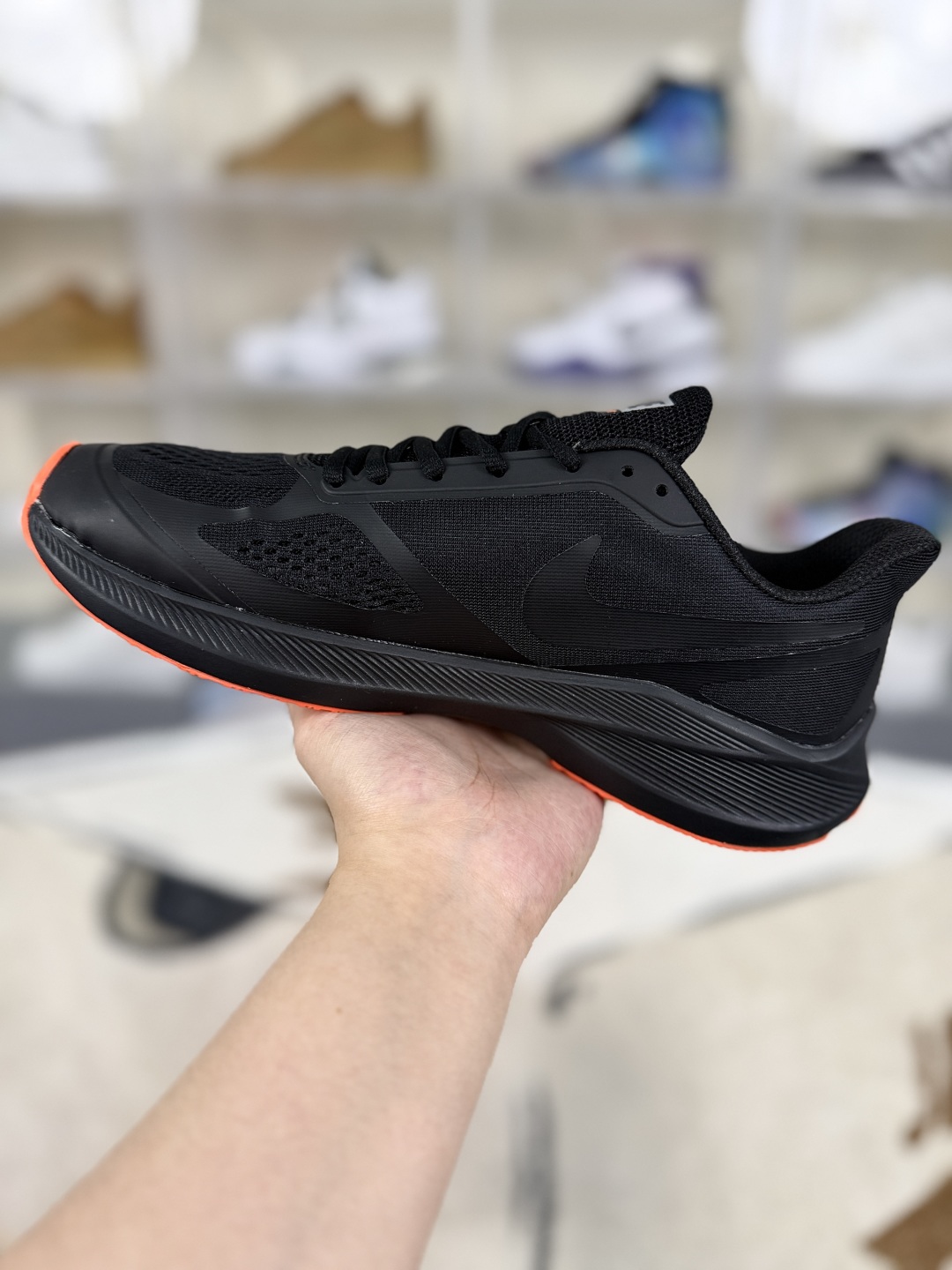 Nike Zoom Winflo 7X Running Shoes - Black/Orange, Comfort, Low Top, Unisex 3 cmp i1750275667944 2093 0 1