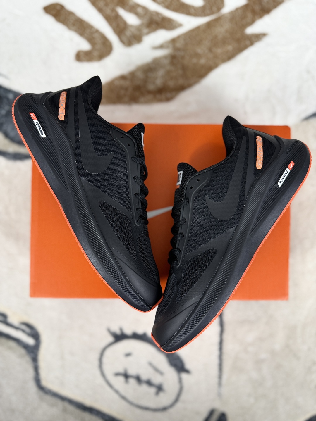 Nike Zoom Winflo 7X Running Shoes - Black/Orange, Comfort, Low Top, Unisex 6 cmp i1750275669308 3108 0 6