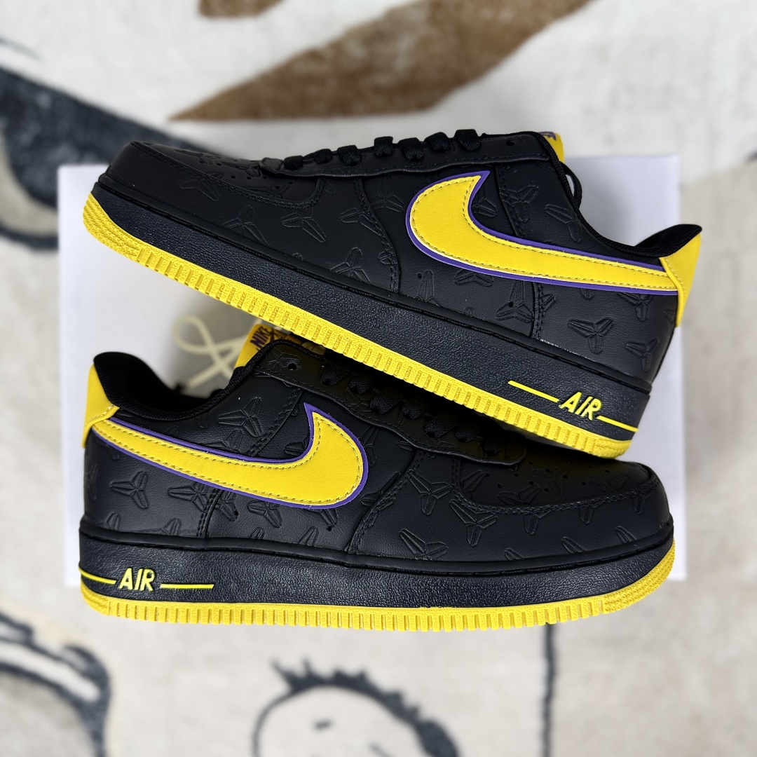 Nike Air Force 1 Low Kobe Bryant Black Yellow, Unisex Low-Top Sneakers 9 cmp i1750454593000 954 0 7