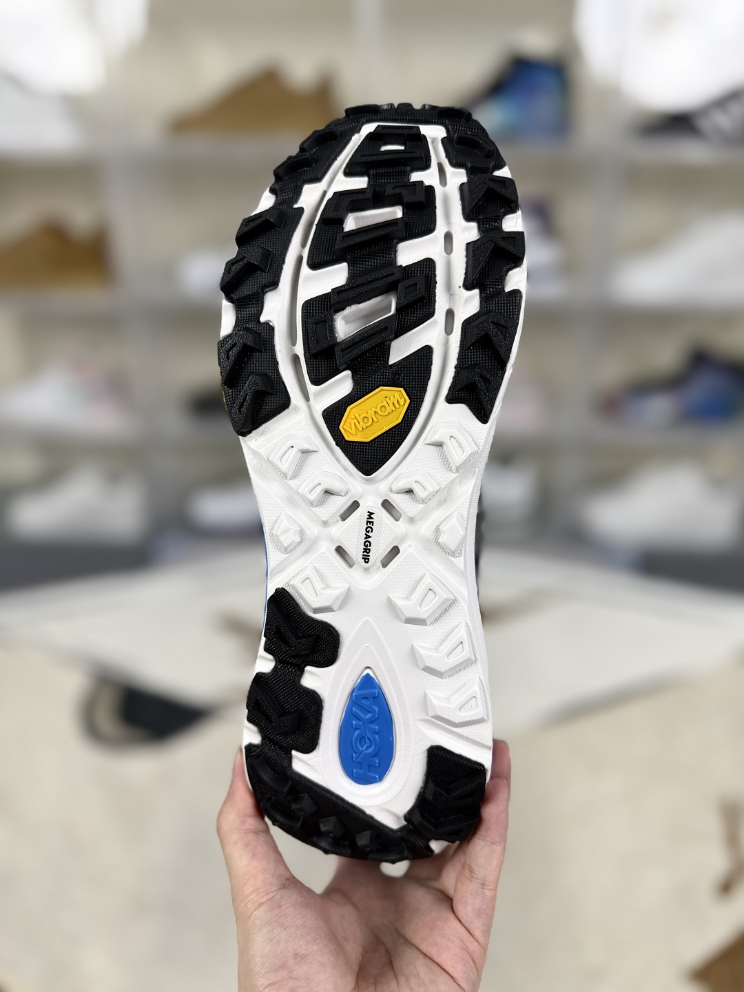 Hoka One One Mafate Speed 2 Trail Running Shoes - Black, White, and Blue 6 cmp i1750454688369 2177 0 4