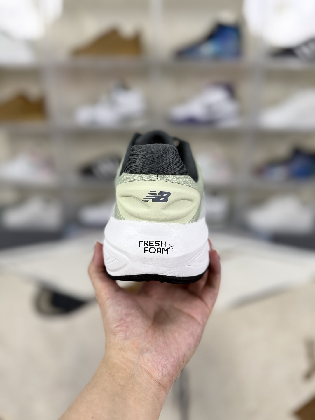 New Balance FuelCell Fresh Foam More Running Shoes - Gray Green, Unisex 4 cmp i1750531168527 8715 0 2
