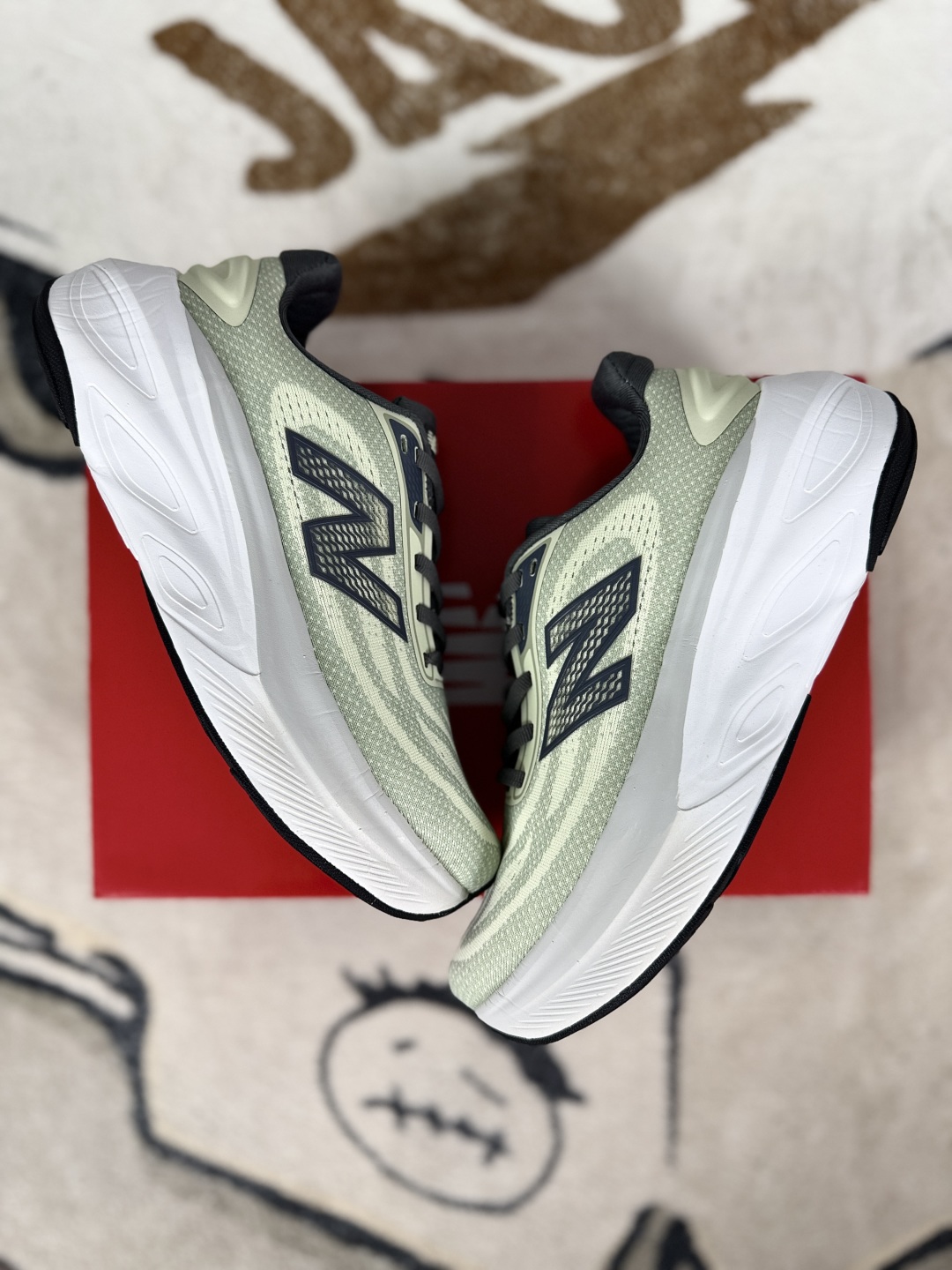 New Balance FuelCell Fresh Foam More Running Shoes - Gray Green, Unisex 6 cmp i1750531168533 6006 0 6