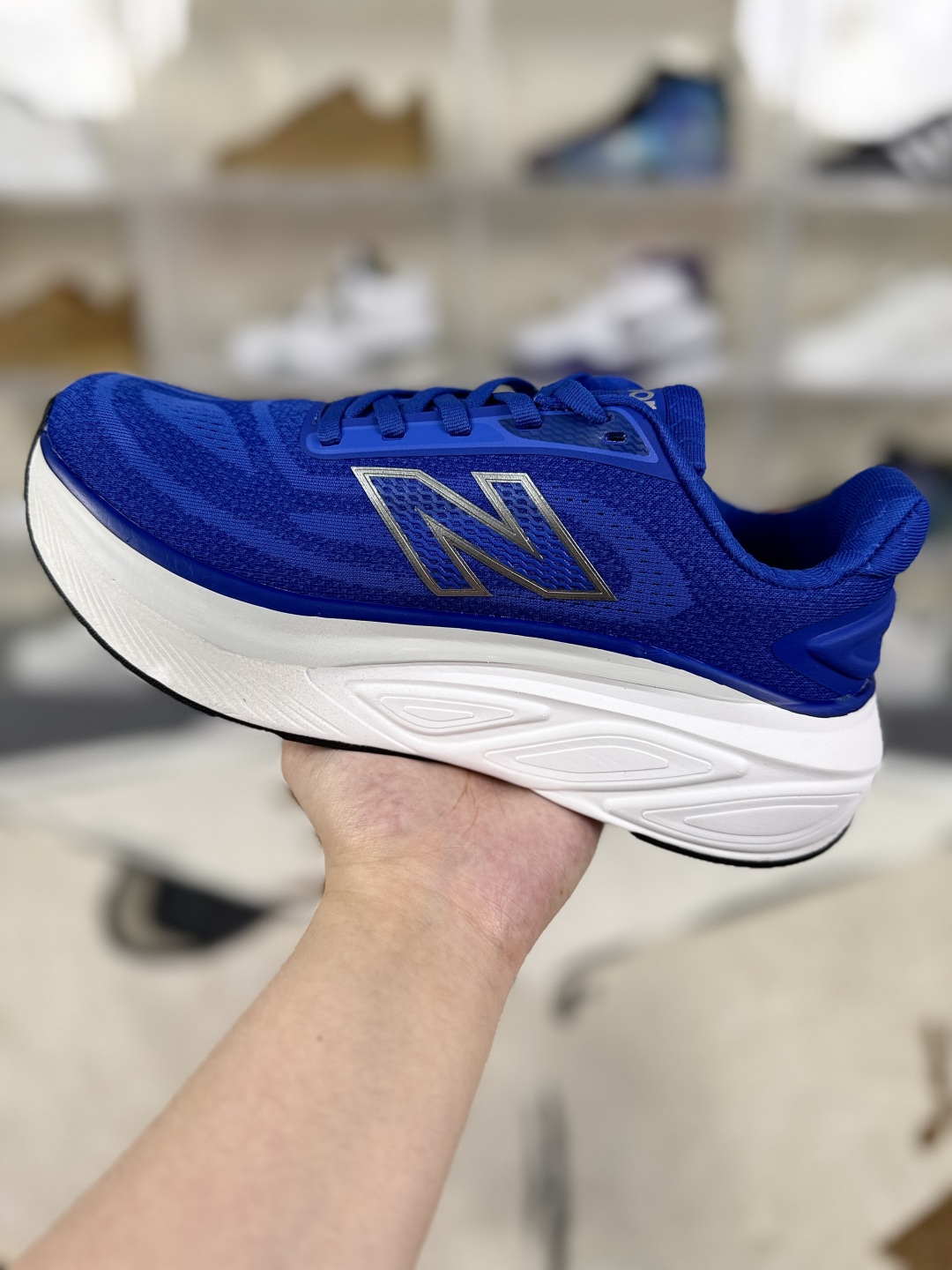 New Balance FuelCell Fresh Foam More Running Shoes - Blue, Unisex Design 2 cmp i1750531229725 7768 0 1