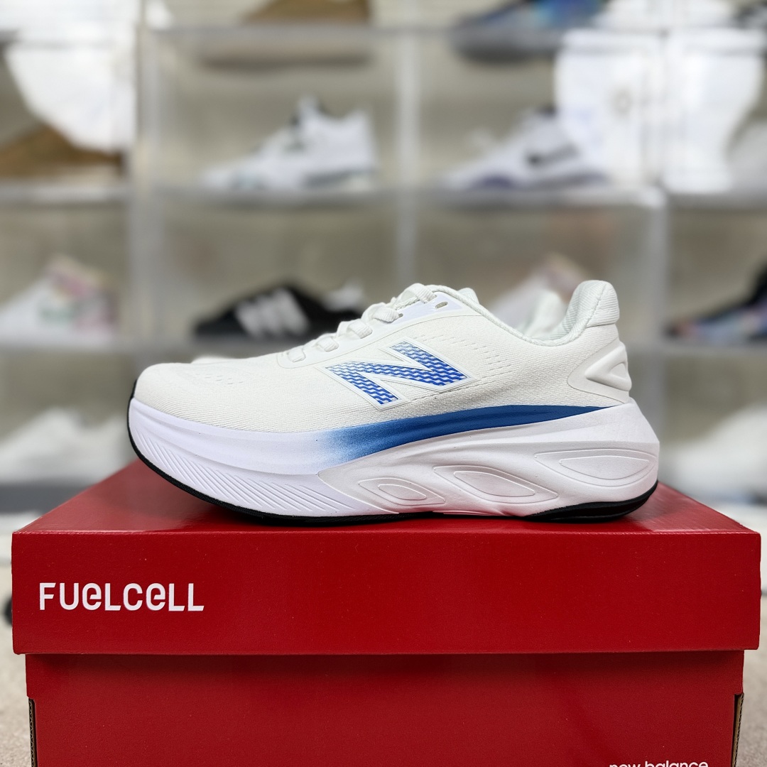 New Balance FuelCell Fresh Foam More White Blue Running Shoes - Unisex 9 cmp i1750531360019 8551 0 8