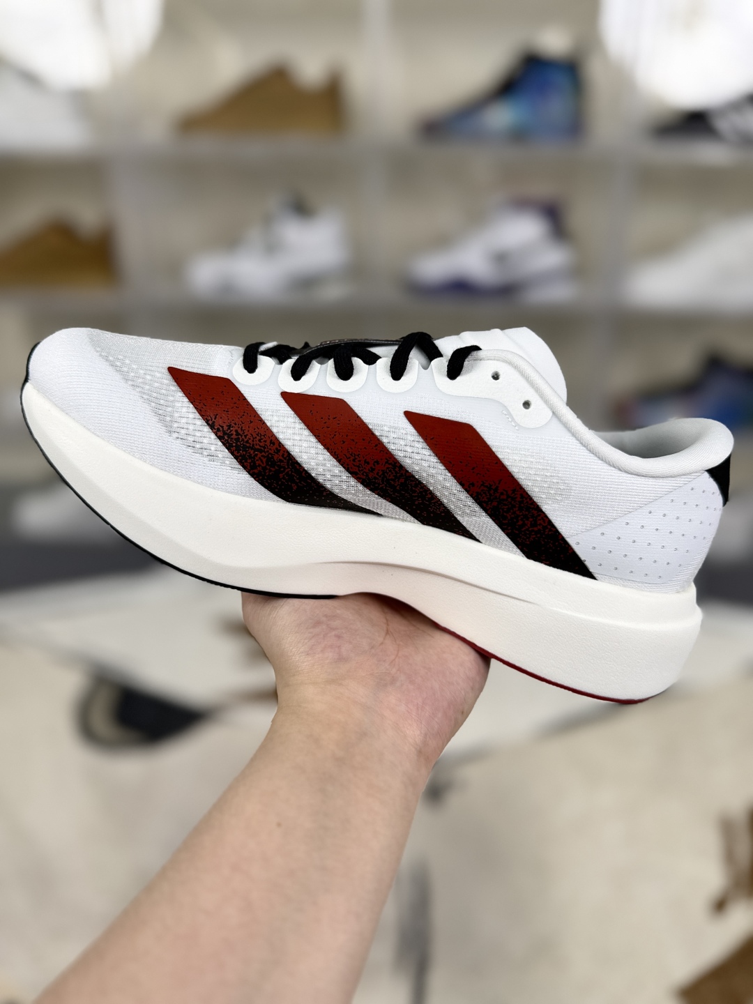 Adidas Adizero Evo SL Texas Tech Running Shoes - White, Black, and Red 3 cmp i1750532328062 3013 0 1