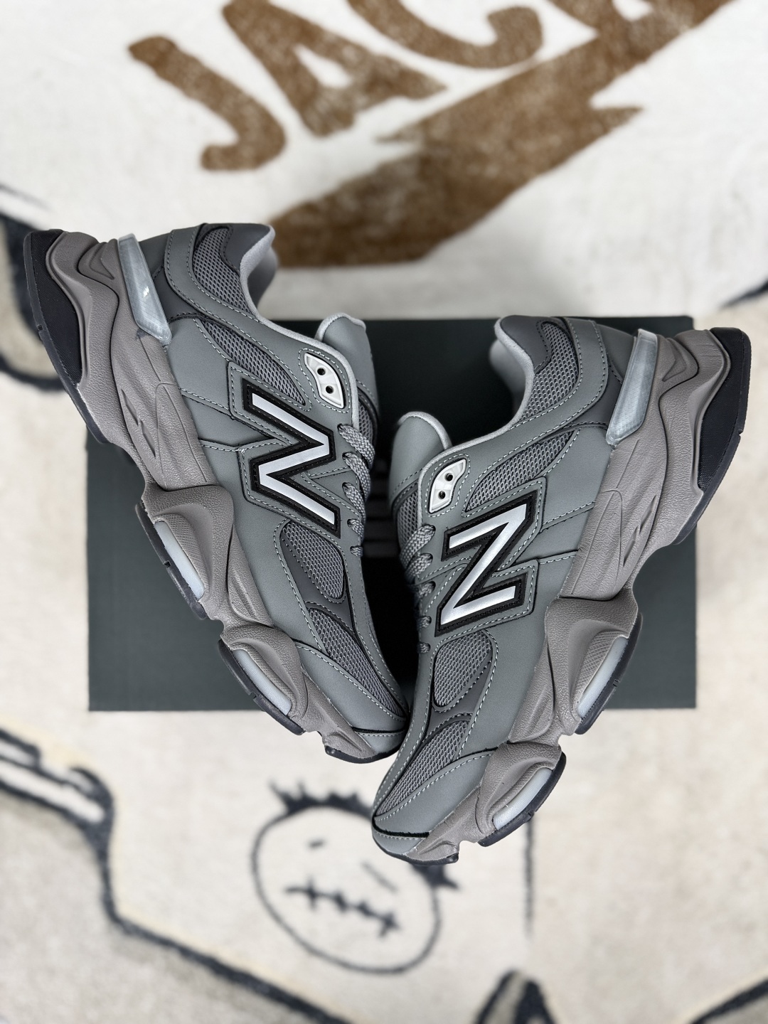 New Balance 9060 Gray Running Shoes - Retro Style, Modern Comfort, Unisex 6 cmp i1750532468585 7166 0 6