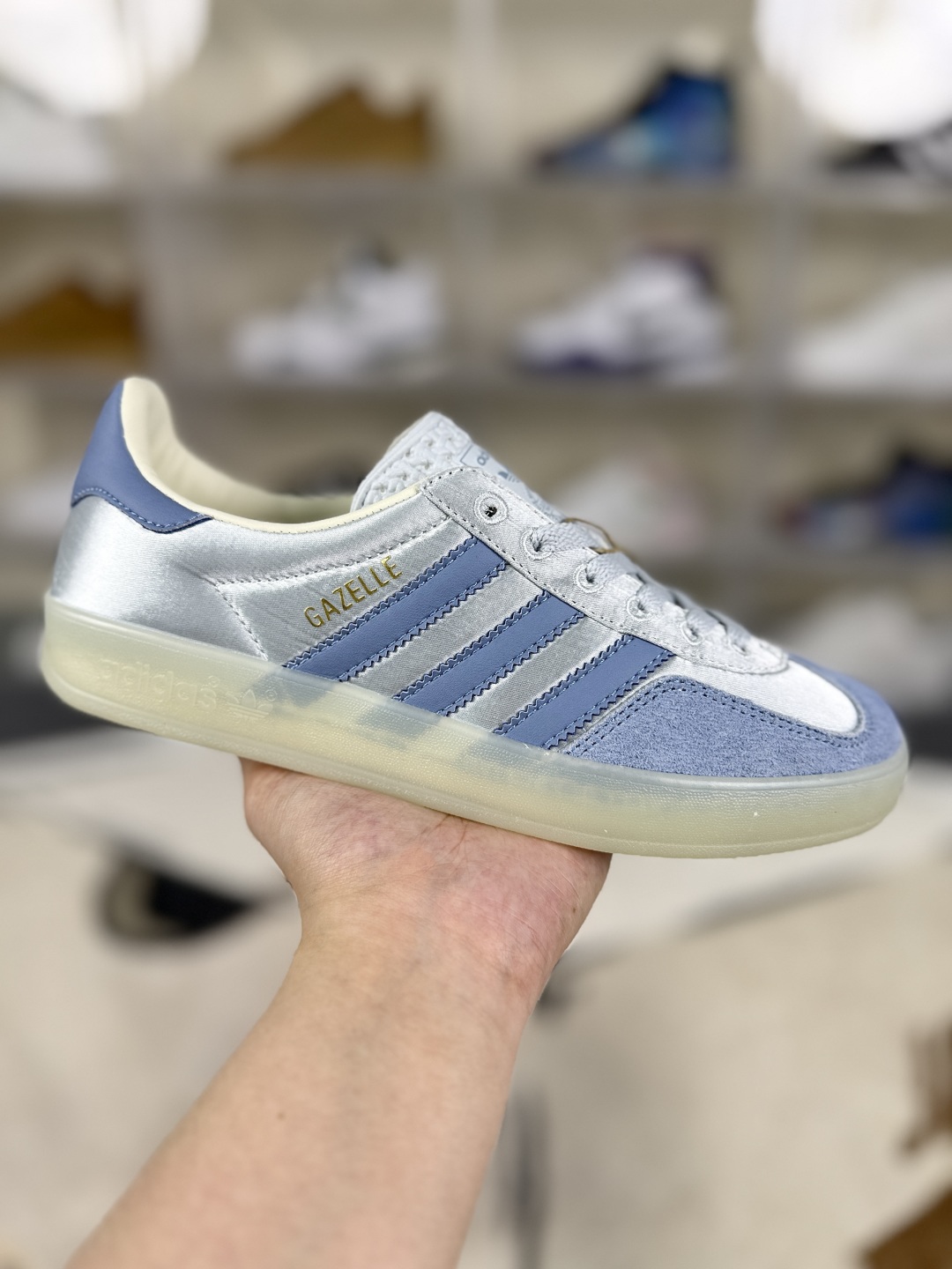 Adidas Originals Gazelle Indoor Low-Top Sneakers - Blue Silk Edition 2 cmp i1750532508773 1730 0 0