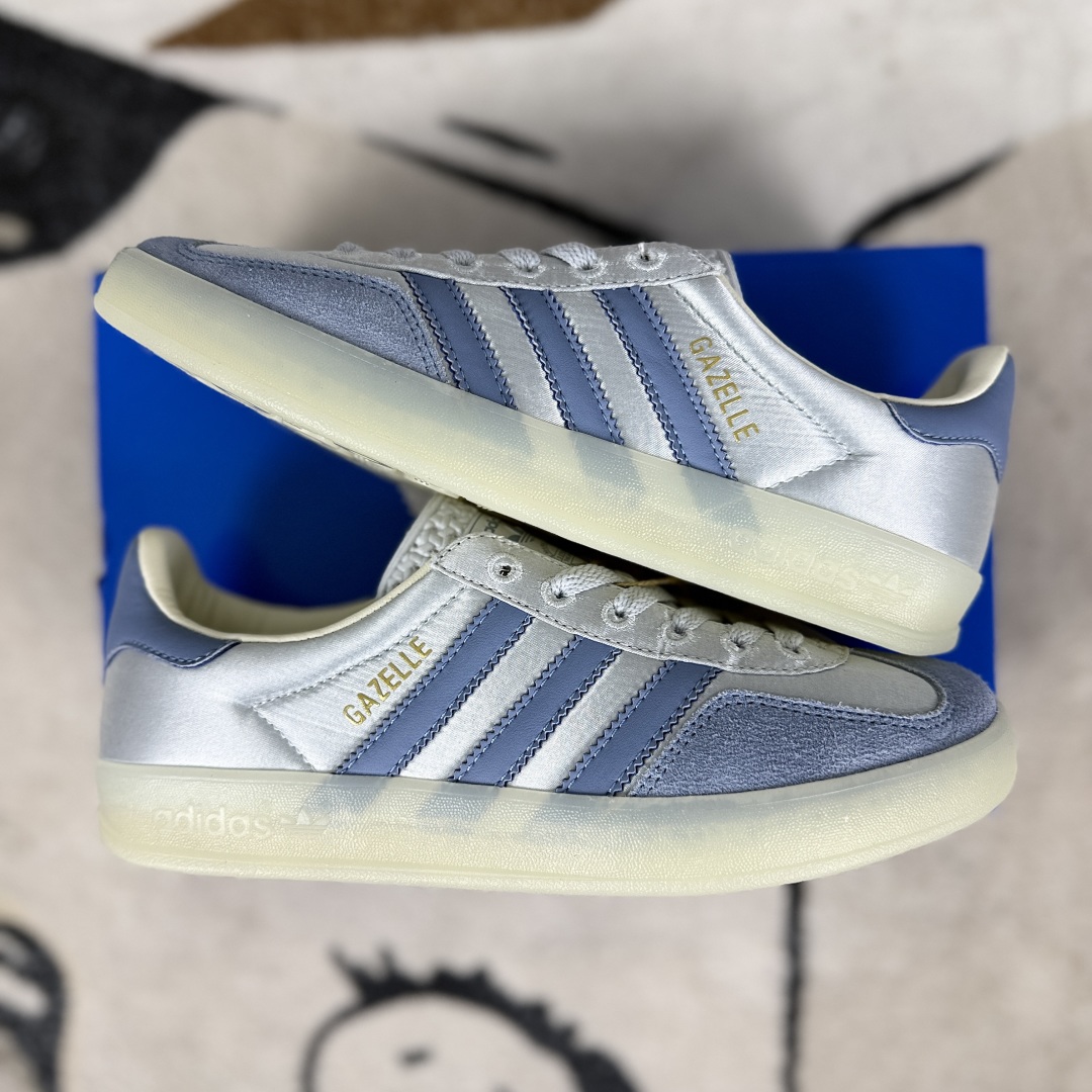 Adidas Originals Gazelle Indoor Low-Top Sneakers - Blue Silk Edition 9 cmp i1750532509858 9237 0 7