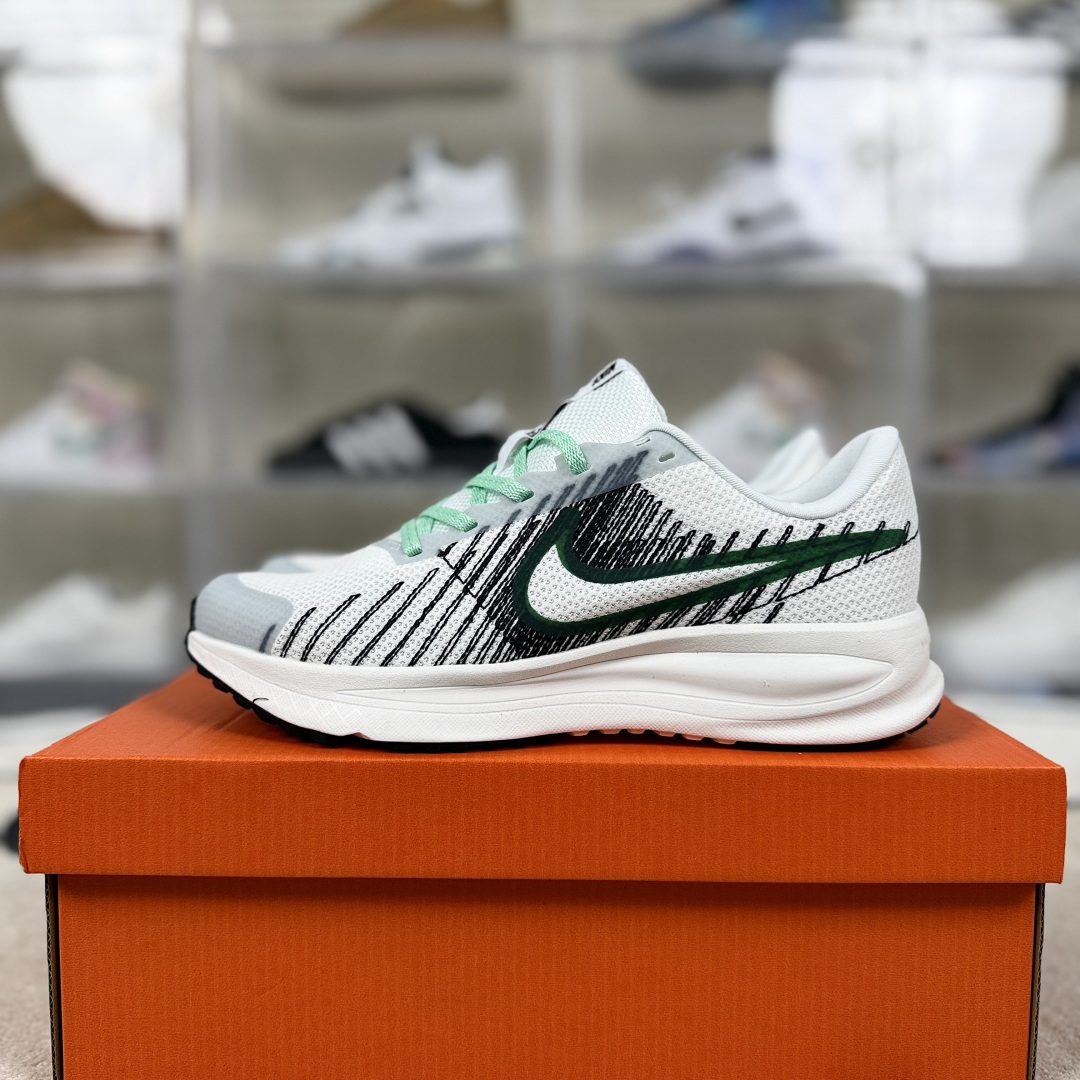 Nike Run Defy SD White/Black/Green Running Shoes - Breathable & Comfortable 9 cmp i1750703652838 8377 0 8