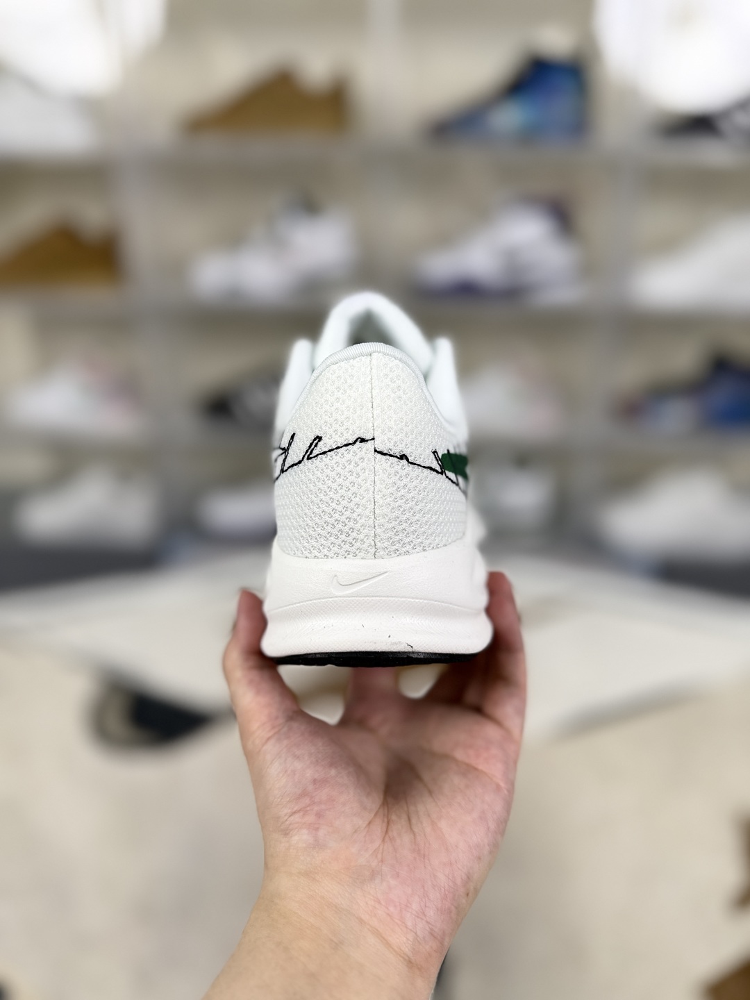 Nike Run Defy SD White/Black/Green Running Shoes - Breathable & Comfortable 3 cmp i1750703654421 1640 0 2