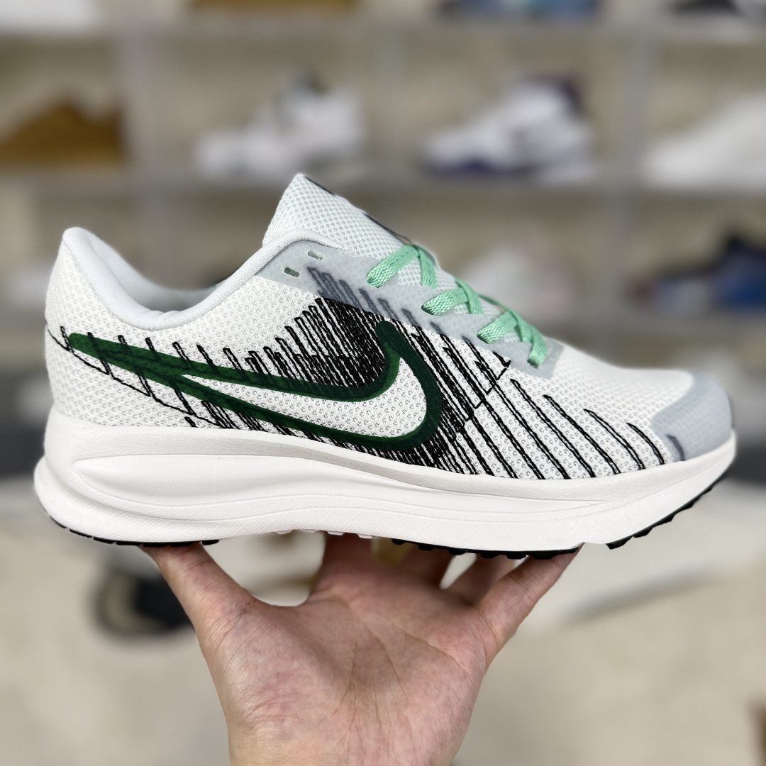 Nike Run Defy SD White/Black/Green Running Shoes - Breathable & Comfortable 7 cmp i1750703654448 6688 0 5