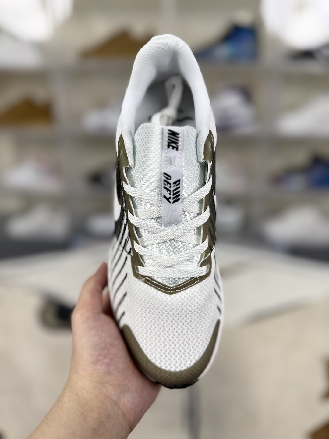 Nike Run Defy SD White/Black/Brown Running Shoes - Breathable & Comfortable 4 cmp i1750703680748 3682 0 3