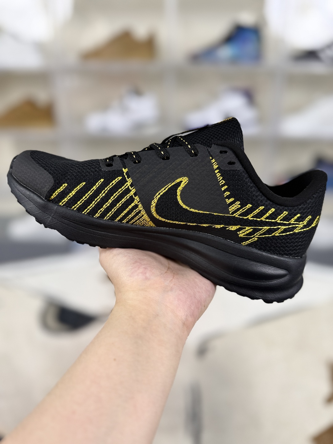 Nike Run Defy SD Black Gold Running Shoes - Breathable, Cushioned, Durable 3 cmp i1750703904767 5647 0 1