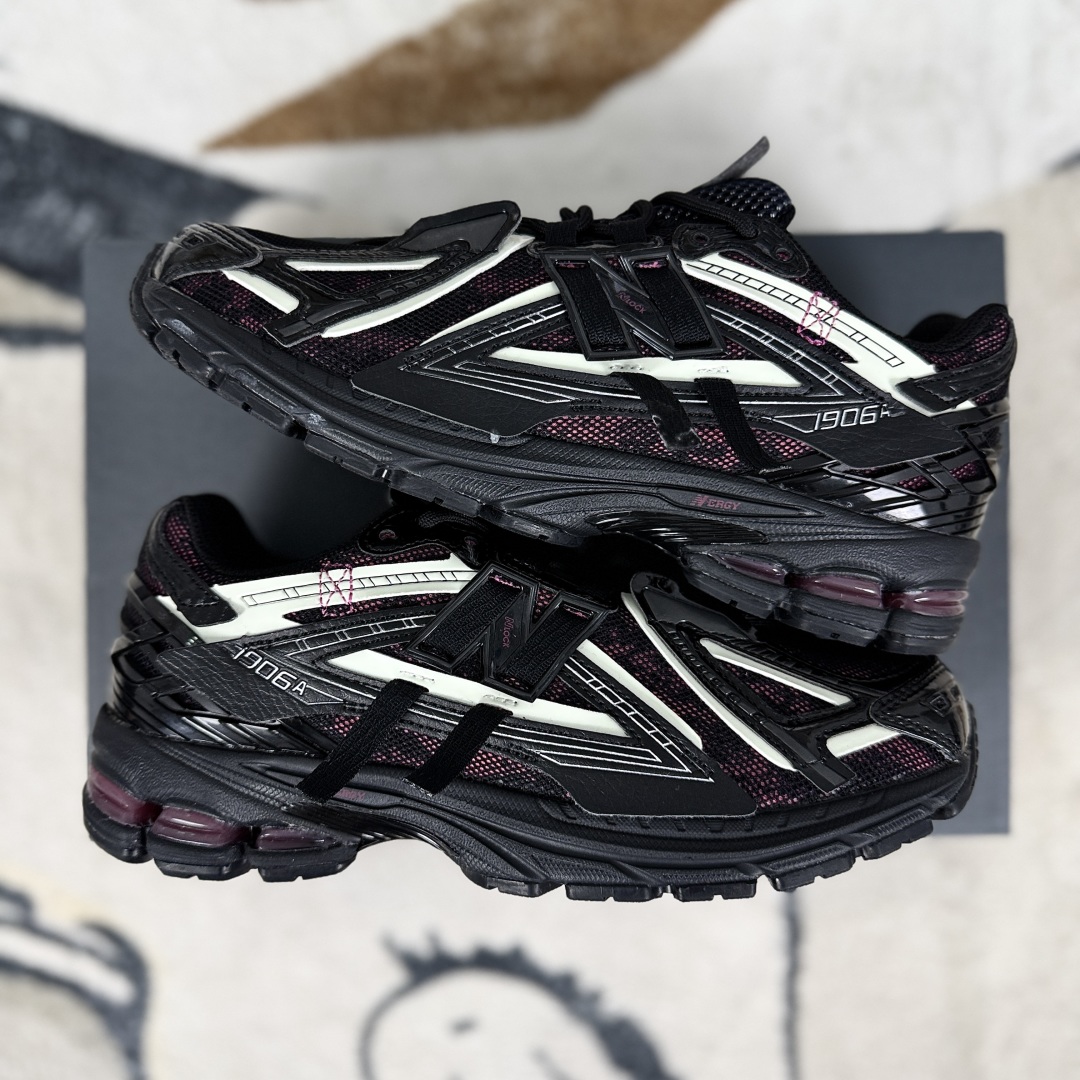 New Balance 1906A Running Shoes - Black/Pink, Unisex, Comfortable 8 cmp i1750704272653 9717 0 7