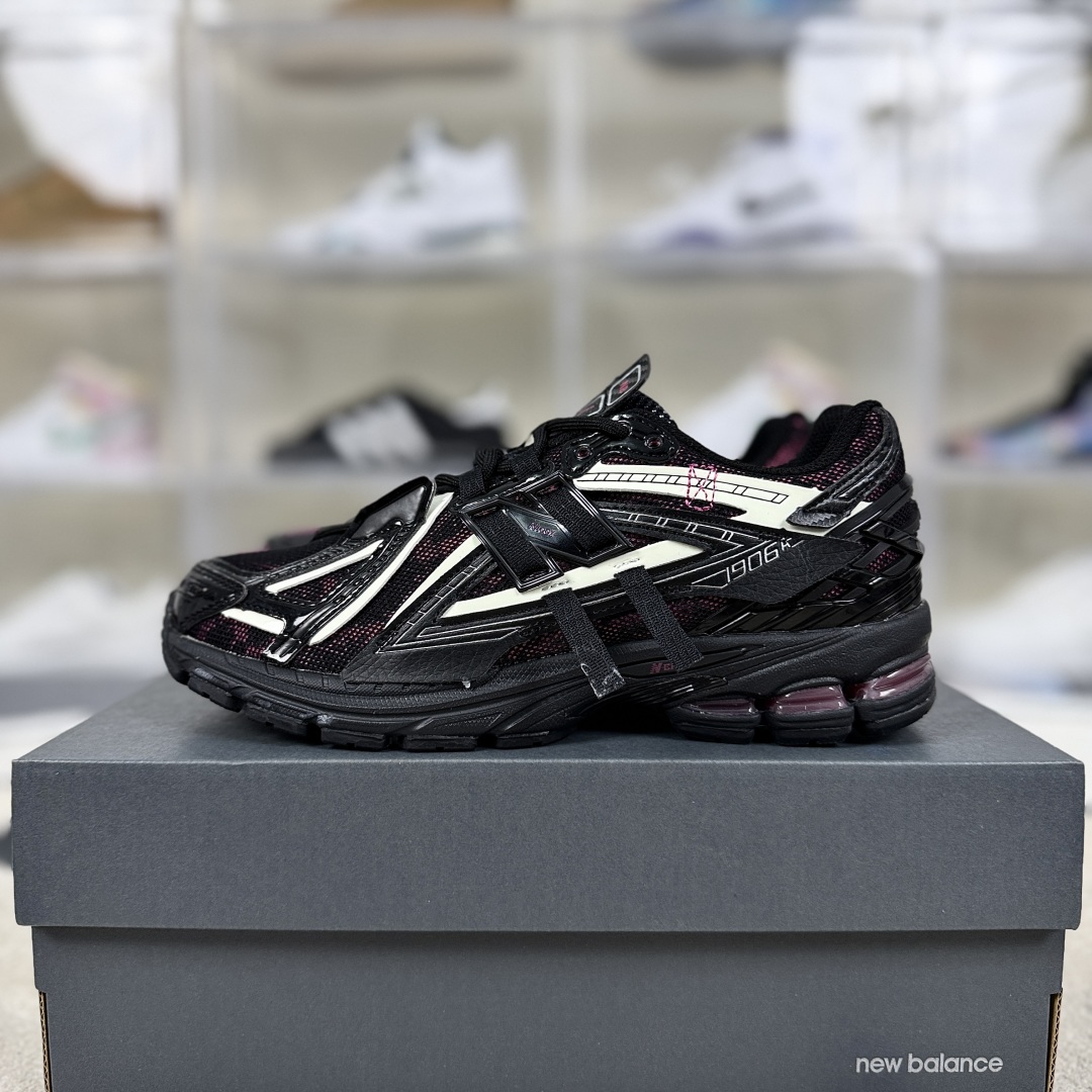 New Balance 1906A Running Shoes - Black/Pink, Unisex, Comfortable 9 cmp i1750704272654 2305 0 8