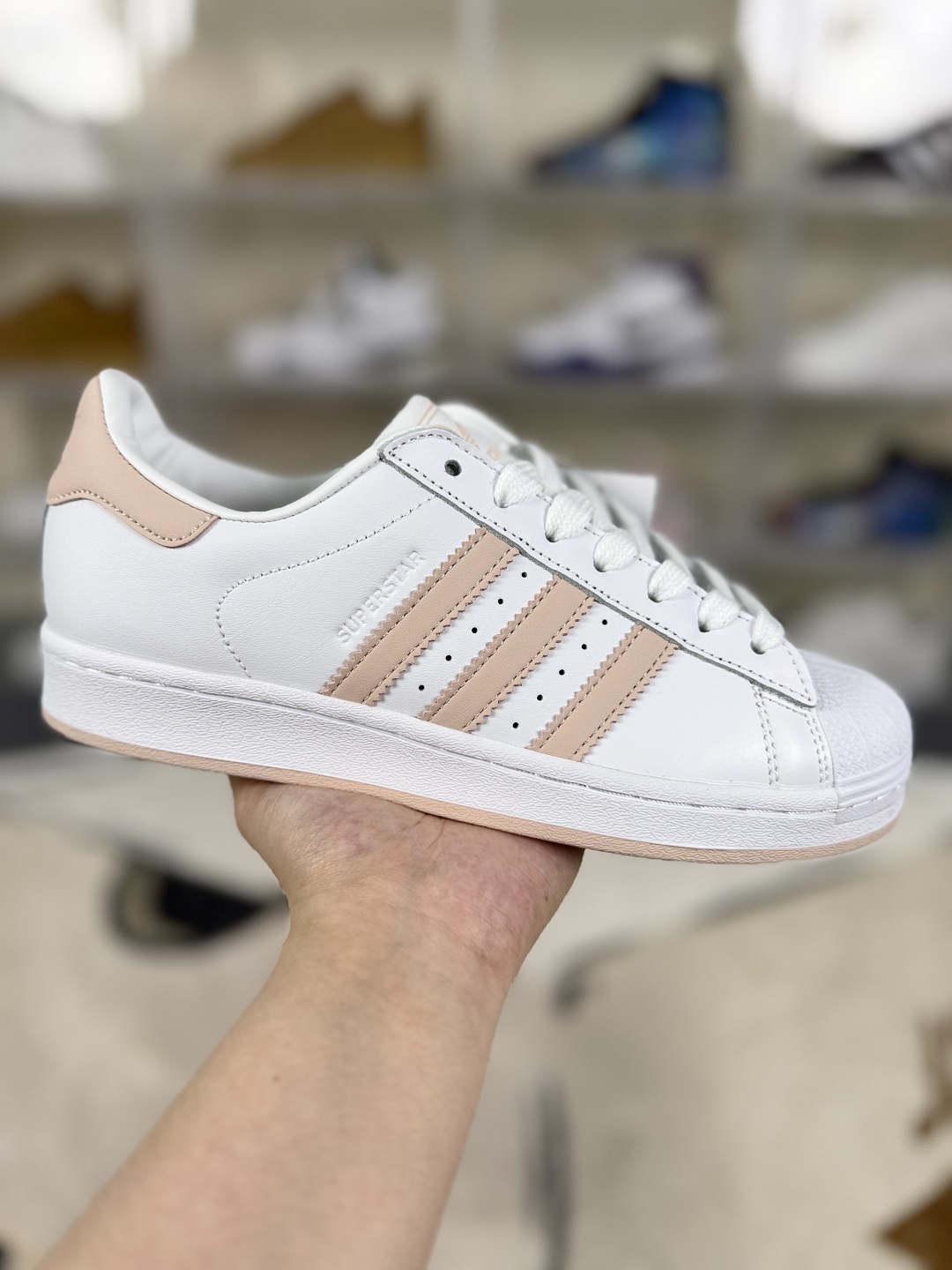 Adidas Originals Superstar Women's Sneaker - White/Pink, Low Top, Comfortable 2 cmp i1750704300855 7600 0 0