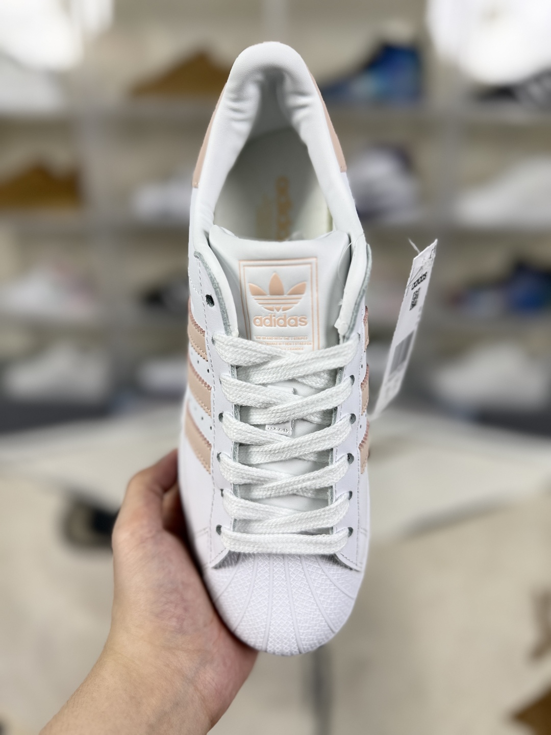Adidas Originals Superstar Women's Sneaker - White/Pink, Low Top, Comfortable 5 cmp i1750704305030 6412 0 3