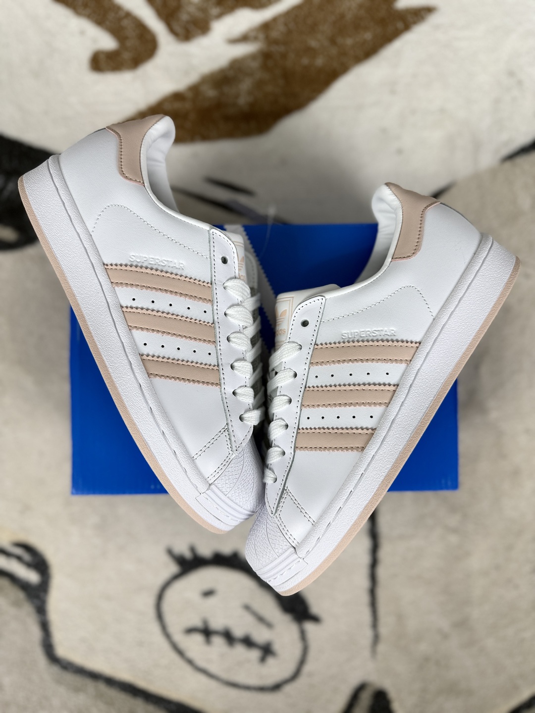 Adidas Originals Superstar Women's Sneaker - White/Pink, Low Top, Comfortable 6 cmp i1750704305068 3546 0 6