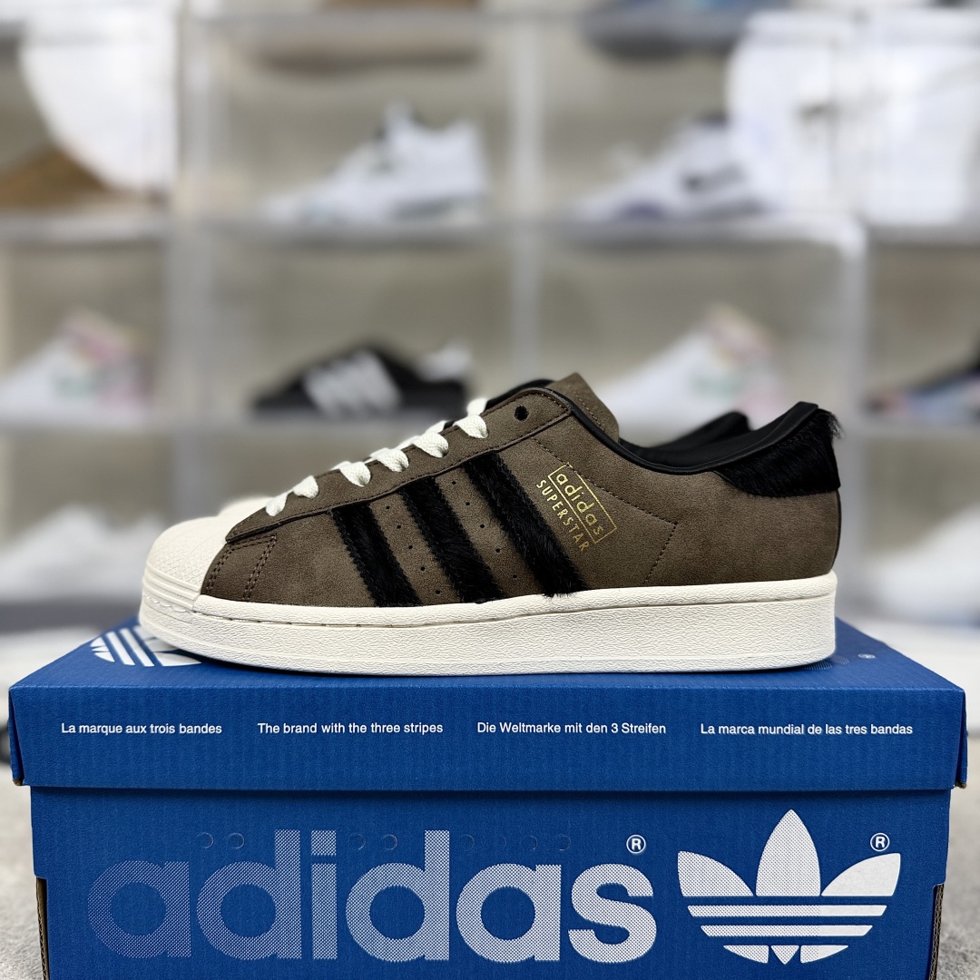 Adidas Originals Superstar Vintage Low Top Sneakers - Brown/Black - Unisex 10 cmp i1750704335296 6599 0 8