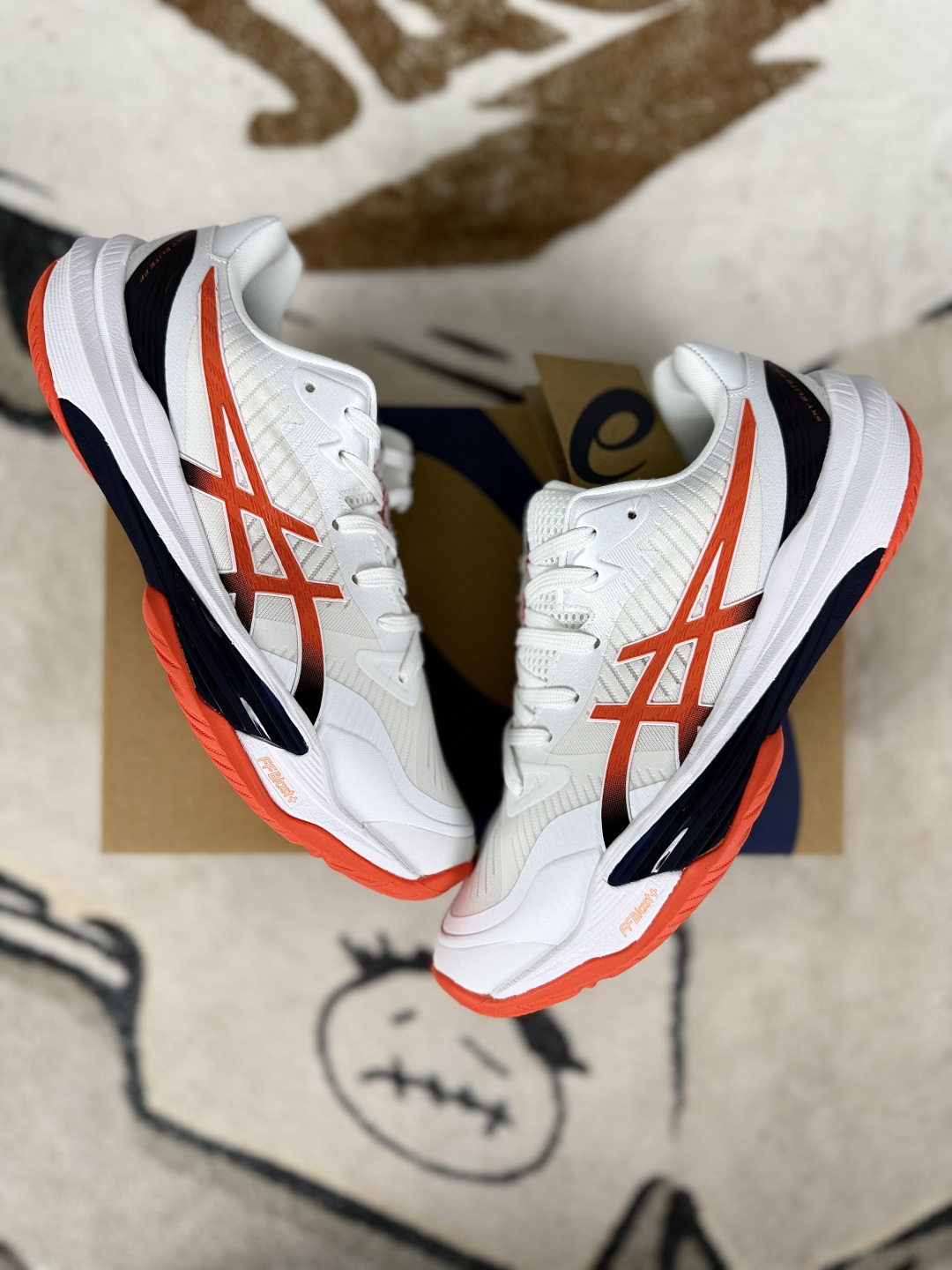 Asics Sky Elite FF 3 White/Red/Blue Volleyball Training Shoes - Unisex Comfort 5 cmp i1750793707717 4966 0 6