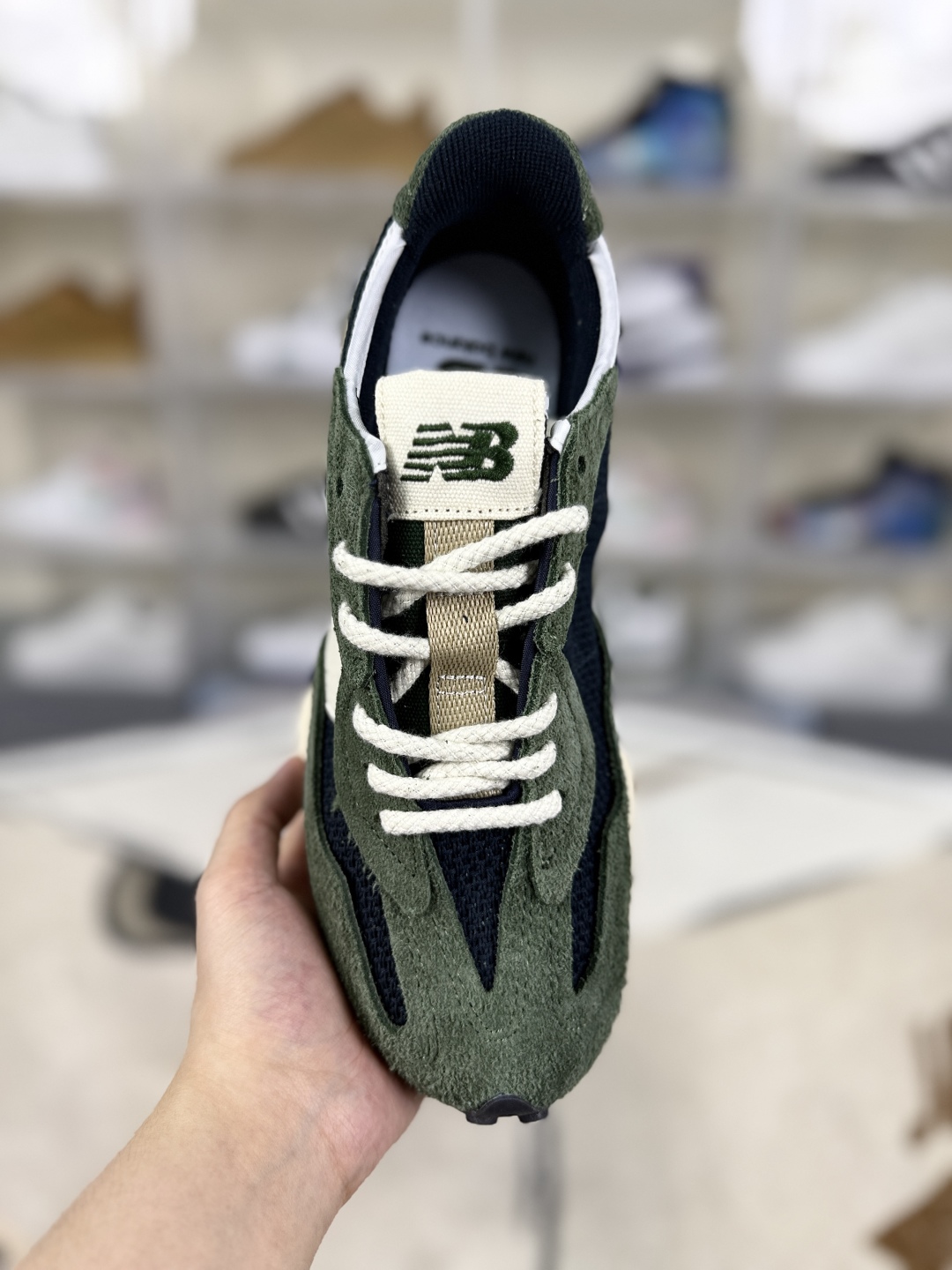 New Balance 327 Classic Retro Running Shoes - Deep Blue Green, Unisex Style 4 cmp i1750877913037 8655 0 3