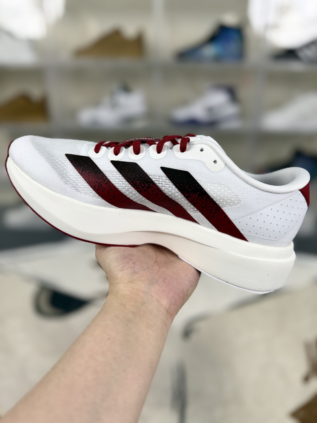 Adidas Adizero Evo SL Indiana Running Shoes - White/Red, Sizes 39-45 3 cmp i1750962095798 2993 0 1