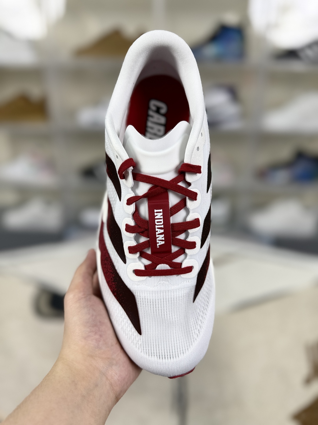 Adidas Adizero Evo SL Indiana Running Shoes - White/Red, Sizes 39-45 5 cmp i1750962095798 9736 0 3
