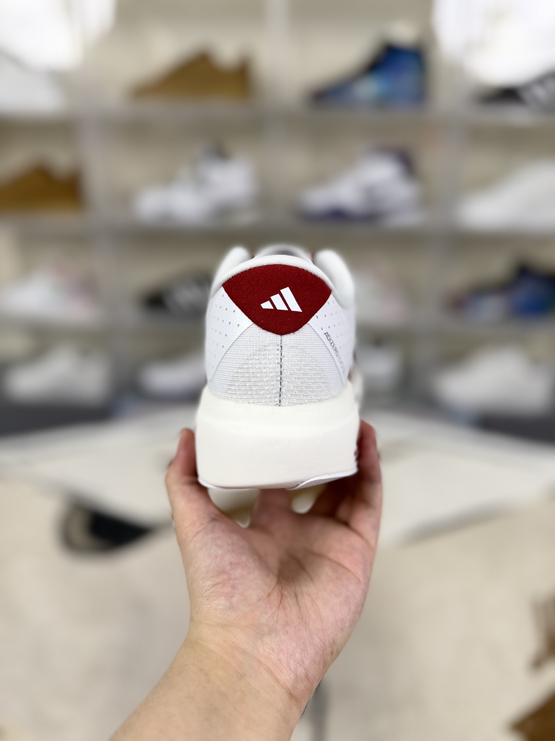 Adidas Adizero Evo SL Indiana Running Shoes - White/Red, Sizes 39-45 4 cmp i1750962098150 1464 0 2