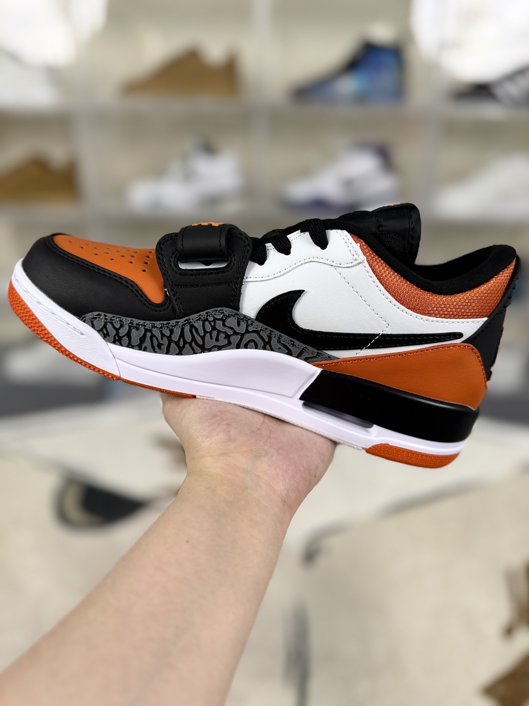 Jordan Legacy 312 Low Basketball Shoes - White/Black/Orange - Unisex 2 cmp i1750962156066 1037 0 1