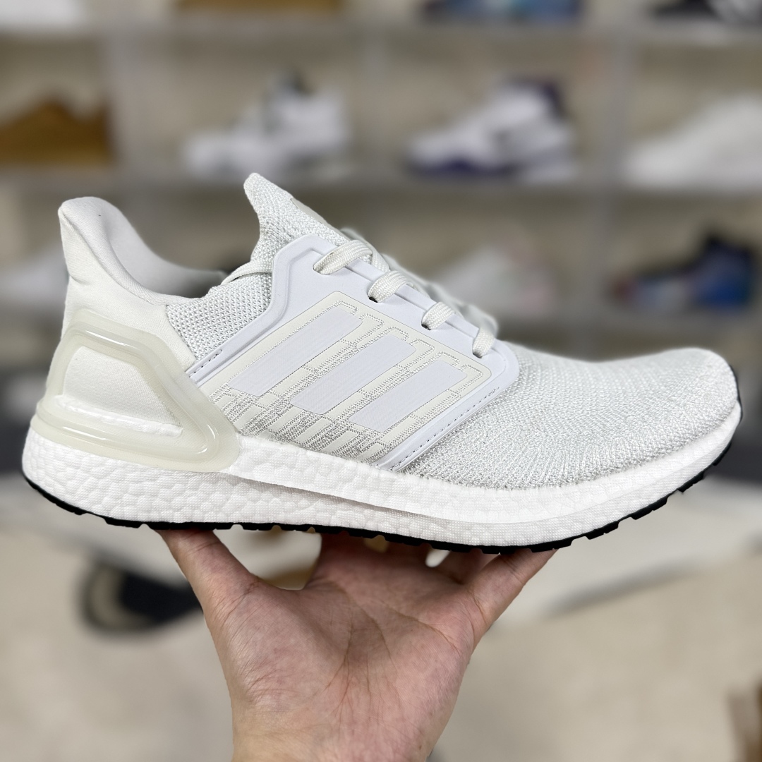 Adidas Ultraboost 20 White Running Shoes - Comfortable & Durable, Men's & Women's 8 cmp i1750962187468 3970 0 5