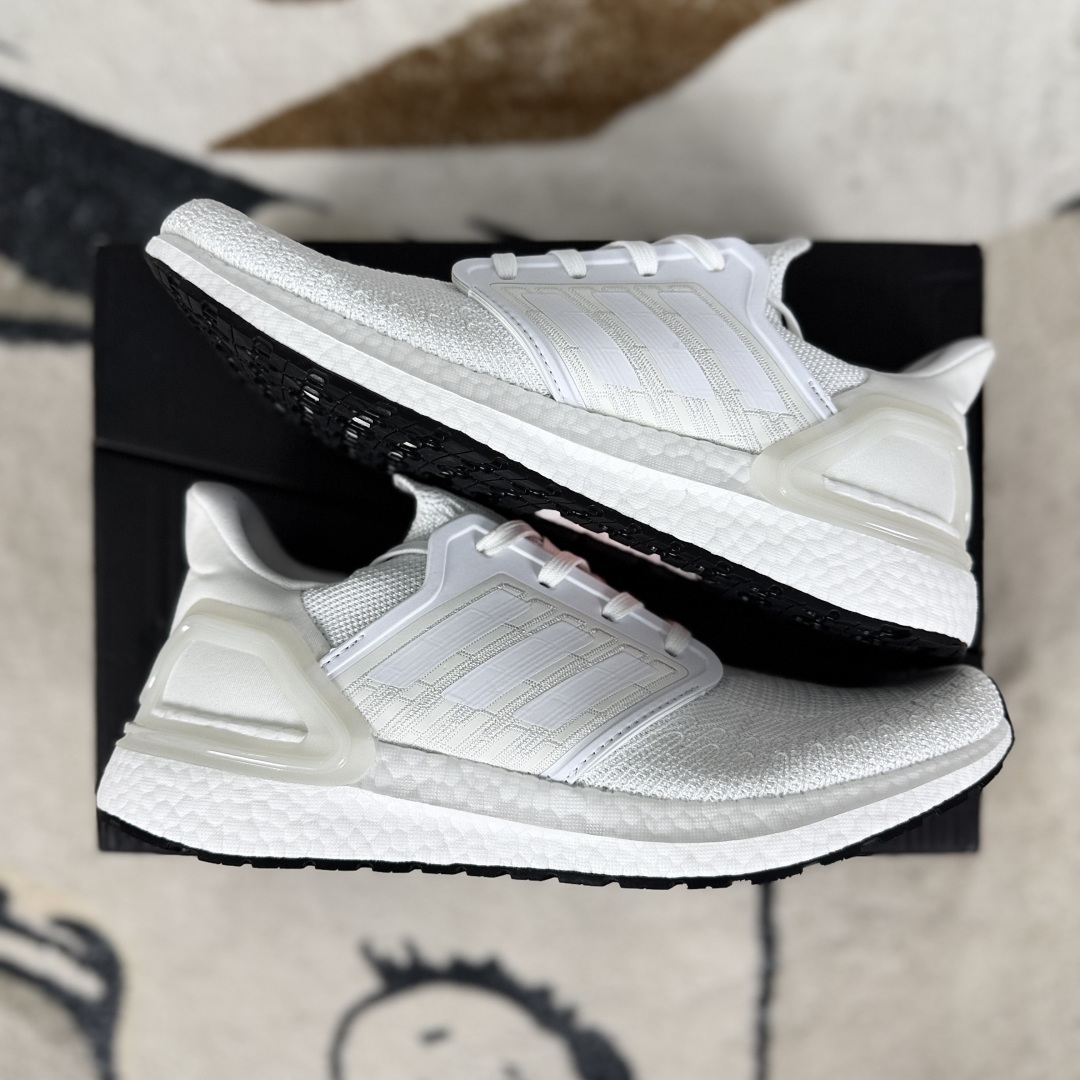 Adidas Ultraboost 20 White Running Shoes - Comfortable & Durable, Men's & Women's 9 cmp i1750962189345 5557 0 7