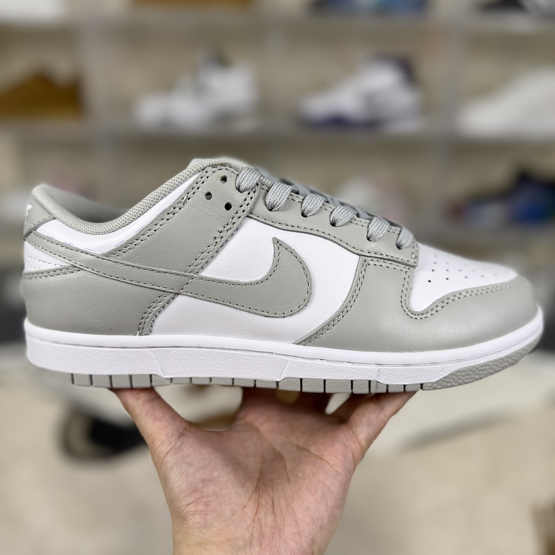 Nike Dunk Retro "Grey Fog" Leather Low-Top Sneakers - Unisex Style 8 cmp i1750962624146 5133 0 5
