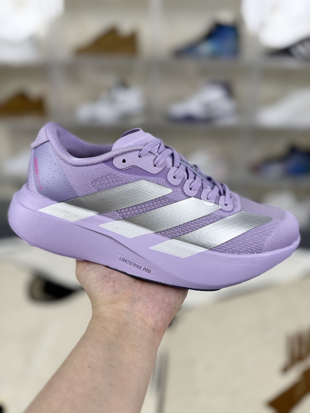 Adidas Adizero Evo SL Purple Low-Top Running Shoes - Lightweight & Comfortable 2 cmp i1751306522011 1878 0 0
