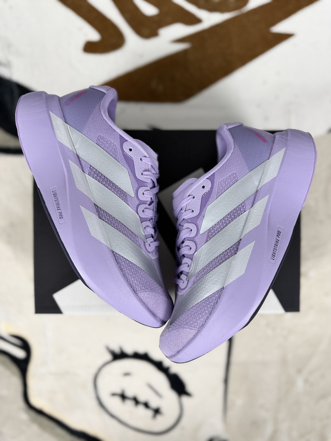 Adidas Adizero Evo SL Purple Low-Top Running Shoes - Lightweight & Comfortable 6 cmp i1751306529309 4790 0 6