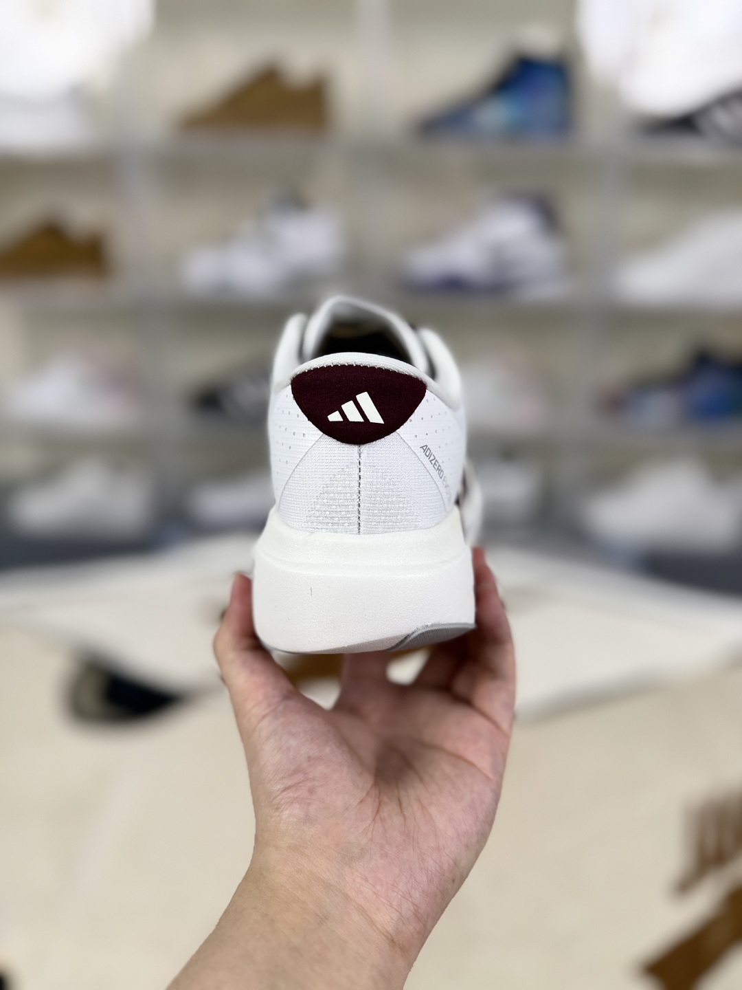 Adidas Adizero Evo SL Texas Low-Top Running Shoes - White/Maroon 3 cmp i1751306620478 6042 0 2