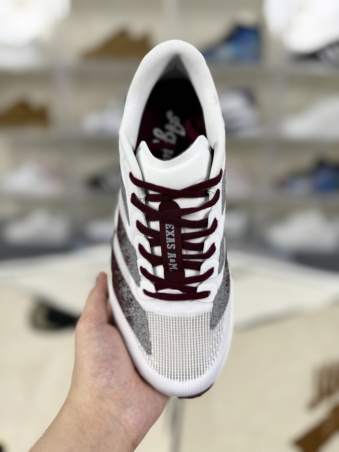 Adidas Adizero Evo SL Texas Low-Top Running Shoes - White/Maroon 4 cmp i1751306627658 8201 0 3