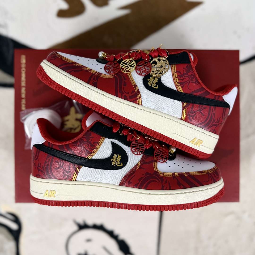 Nike Air Force 1 Low CNY Dragon Year - Limited Edition, Premium Leather, Red 8 cmp i1751393061856 1794 0 7