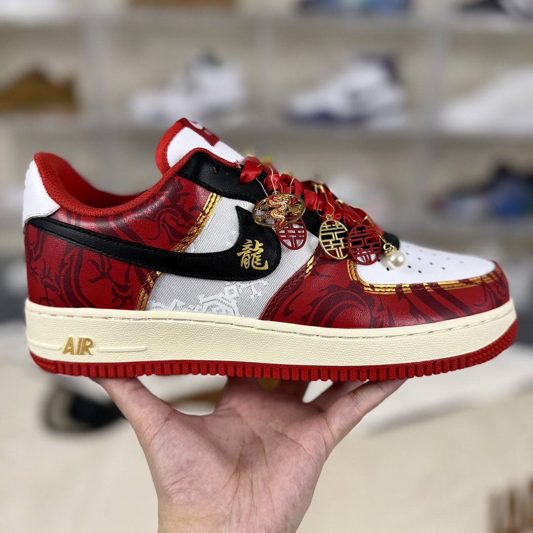 Nike Air Force 1 Low CNY Dragon Year - Limited Edition, Premium Leather, Red 7 cmp i1751393061857 5401 0 5