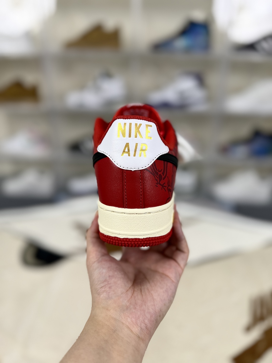 Nike Air Force 1 Low CNY Dragon Year - Limited Edition, Premium Leather, Red 3 cmp i1751393061859 3085 0 2