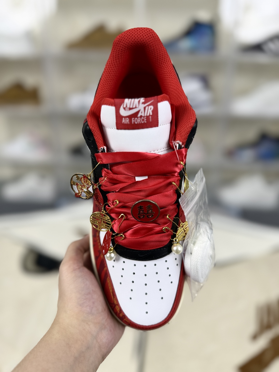 Nike Air Force 1 Low CNY Dragon Year - Limited Edition, Premium Leather, Red 4 cmp i1751393063756 5482 0 3