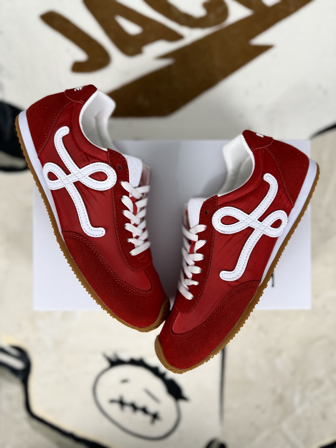 Loewe Ballet Runner 2.0: Stylish Red Leather Sneakers for Everyday Comfort 5 cmp i1751393243150 4302 0 6
