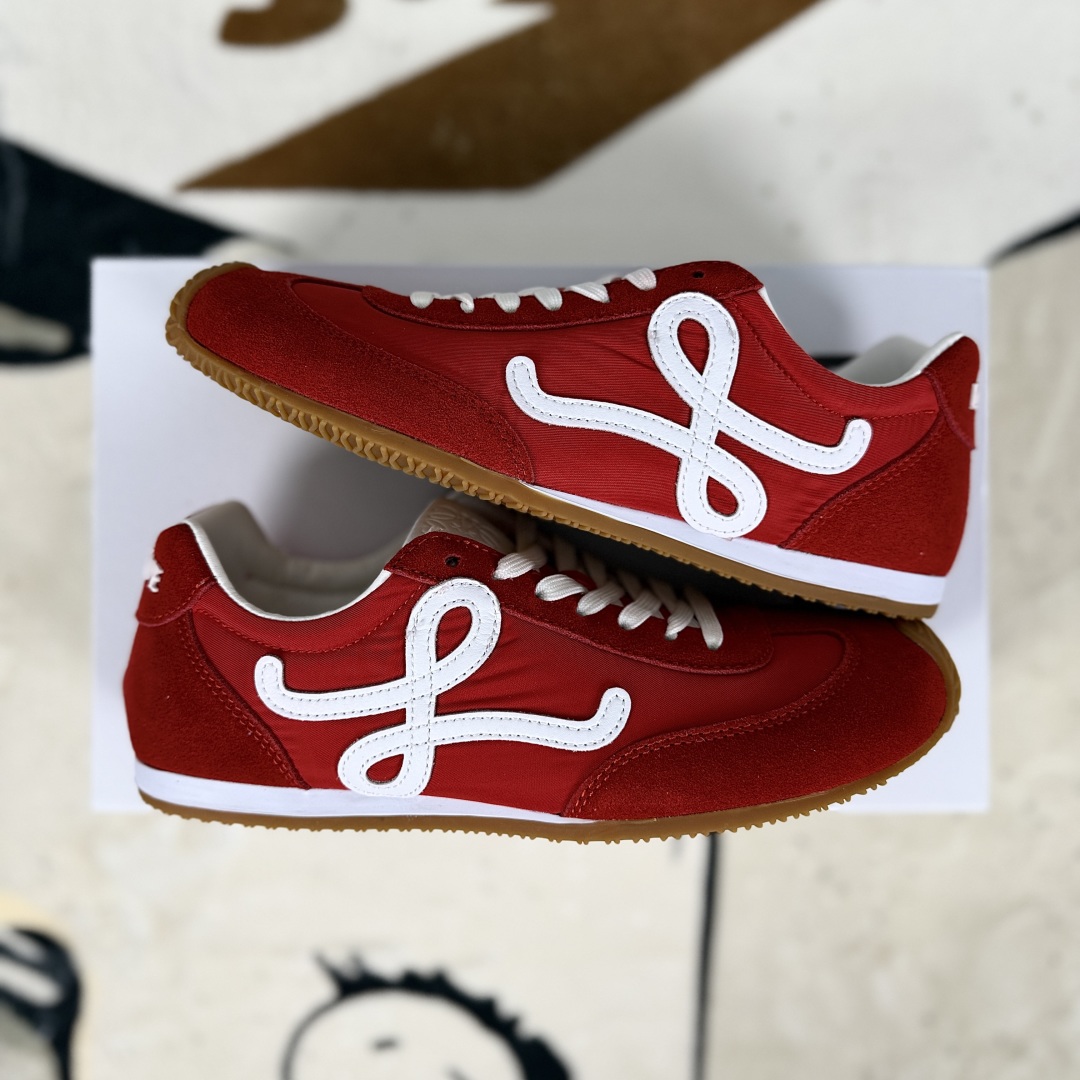 Loewe Ballet Runner 2.0: Stylish Red Leather Sneakers for Everyday Comfort 8 cmp i1751393245668 384 0 7
