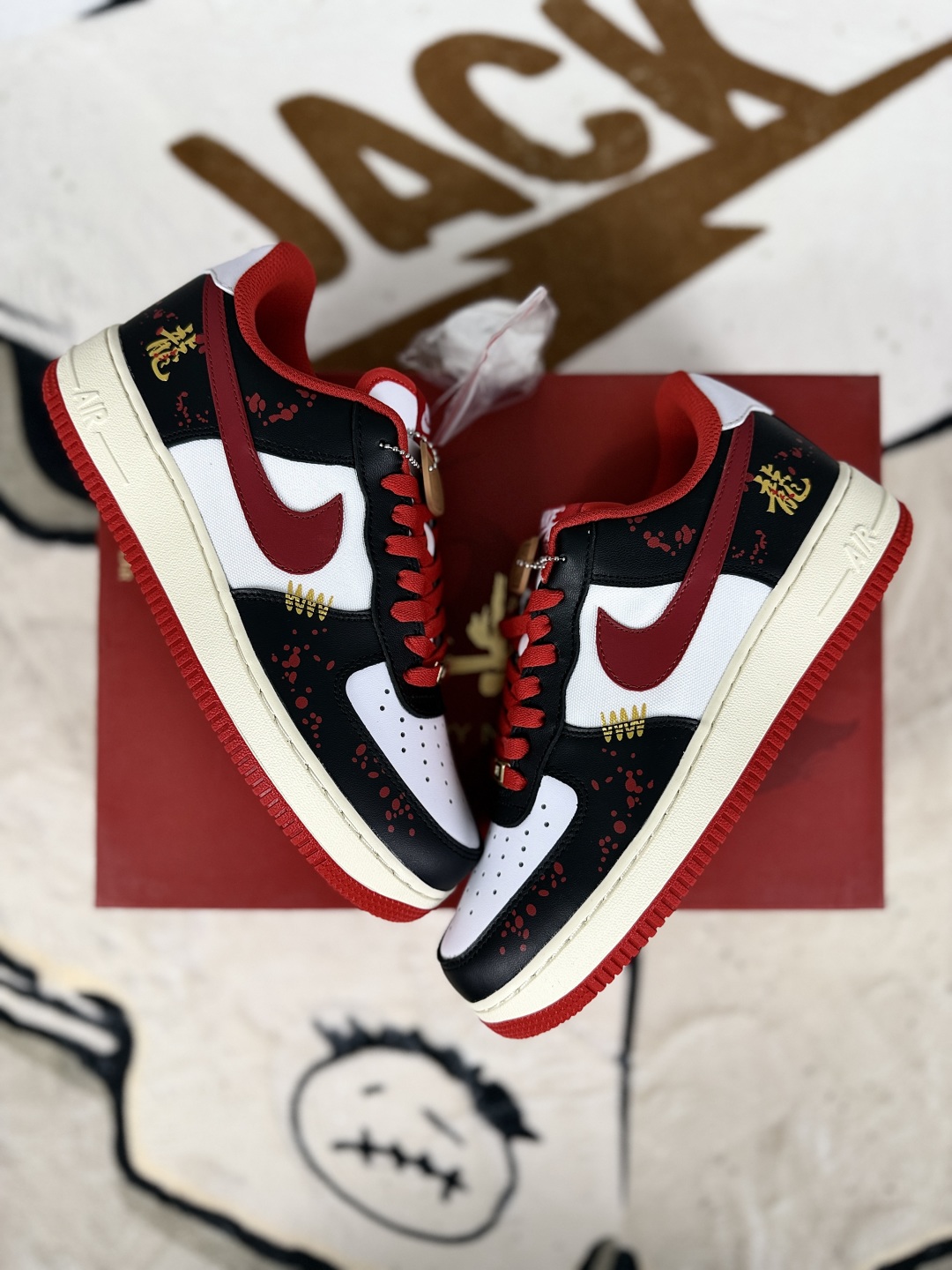 Nike Air Force 1 CNY Dragon Year Edition Leather Sneakers - Black/Red 5 cmp i1751481066910 3888 0 6