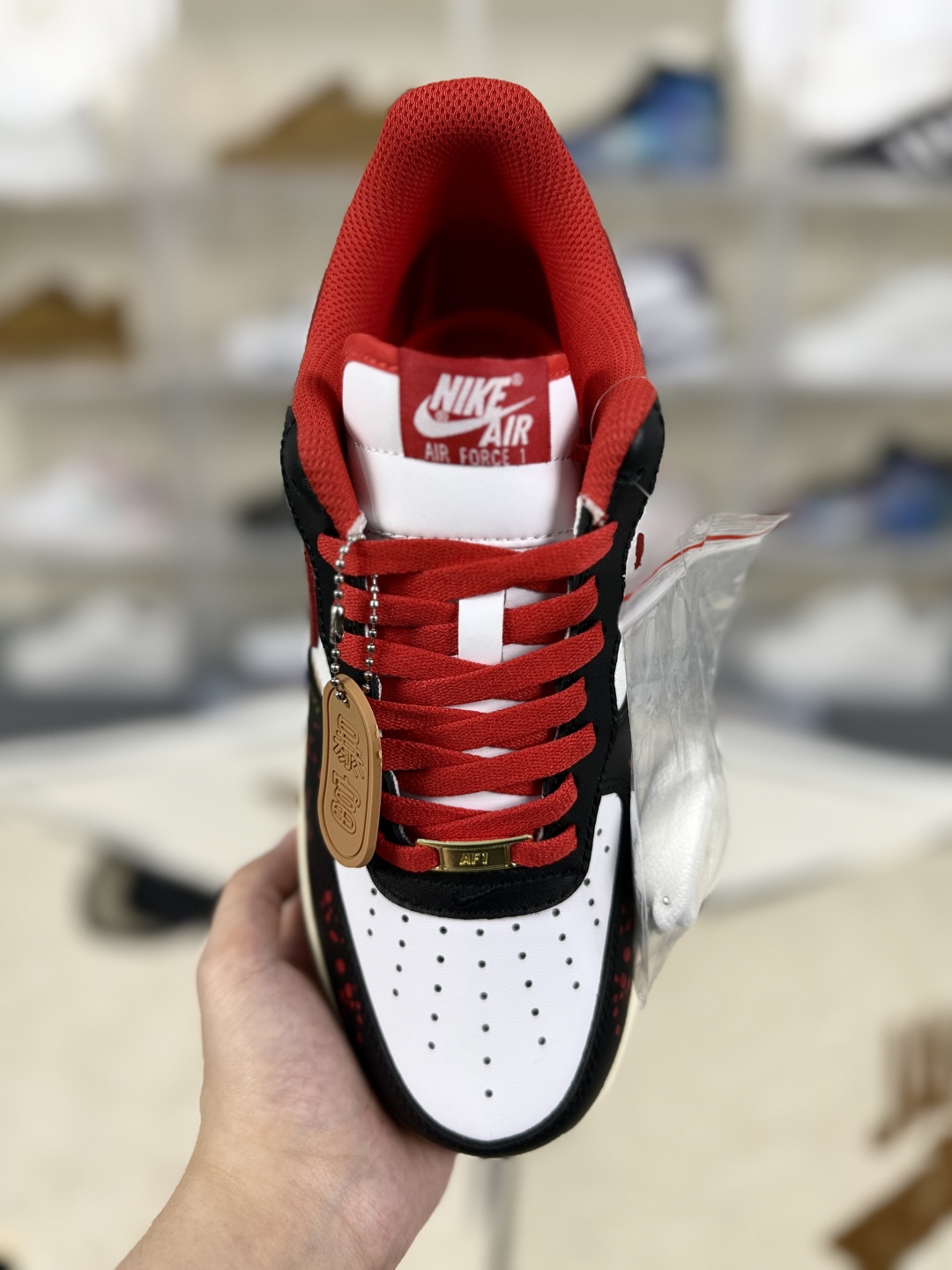 Nike Air Force 1 CNY Dragon Year Edition Leather Sneakers - Black/Red 4 cmp i1751481066911 6490 0 3