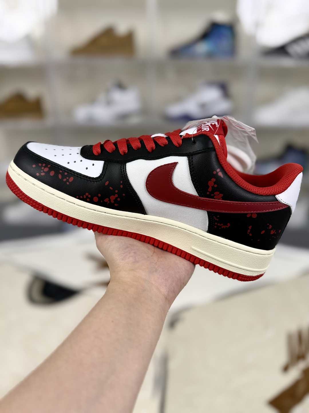 Nike Air Force 1 CNY Dragon Year Edition Leather Sneakers - Black/Red 2 cmp i1751481071292 9182 0 1