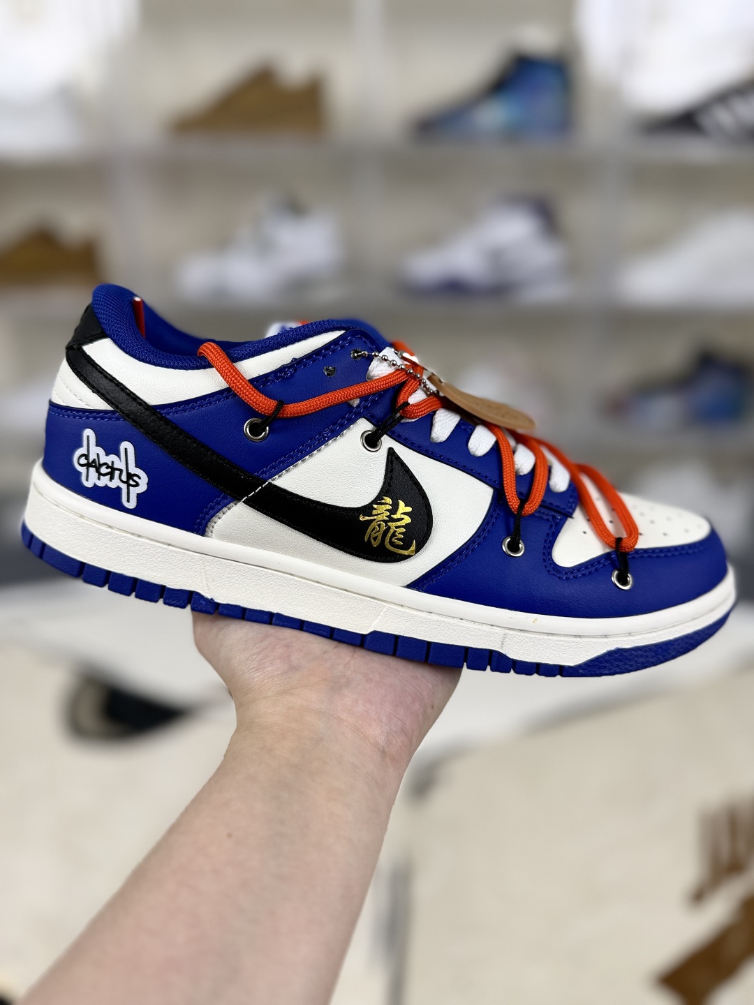 Nike Dunk Low CNY 'Year of The Dragon' Blue & White Graffiti Sneakers 2 cmp i1751481136938 7095 0 0