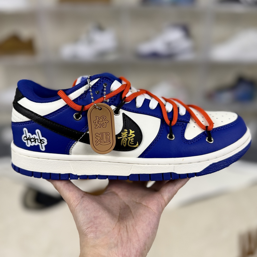 Nike Dunk Low CNY 'Year of The Dragon' Blue & White Graffiti Sneakers 8 cmp i1751481144723 1022 0 5