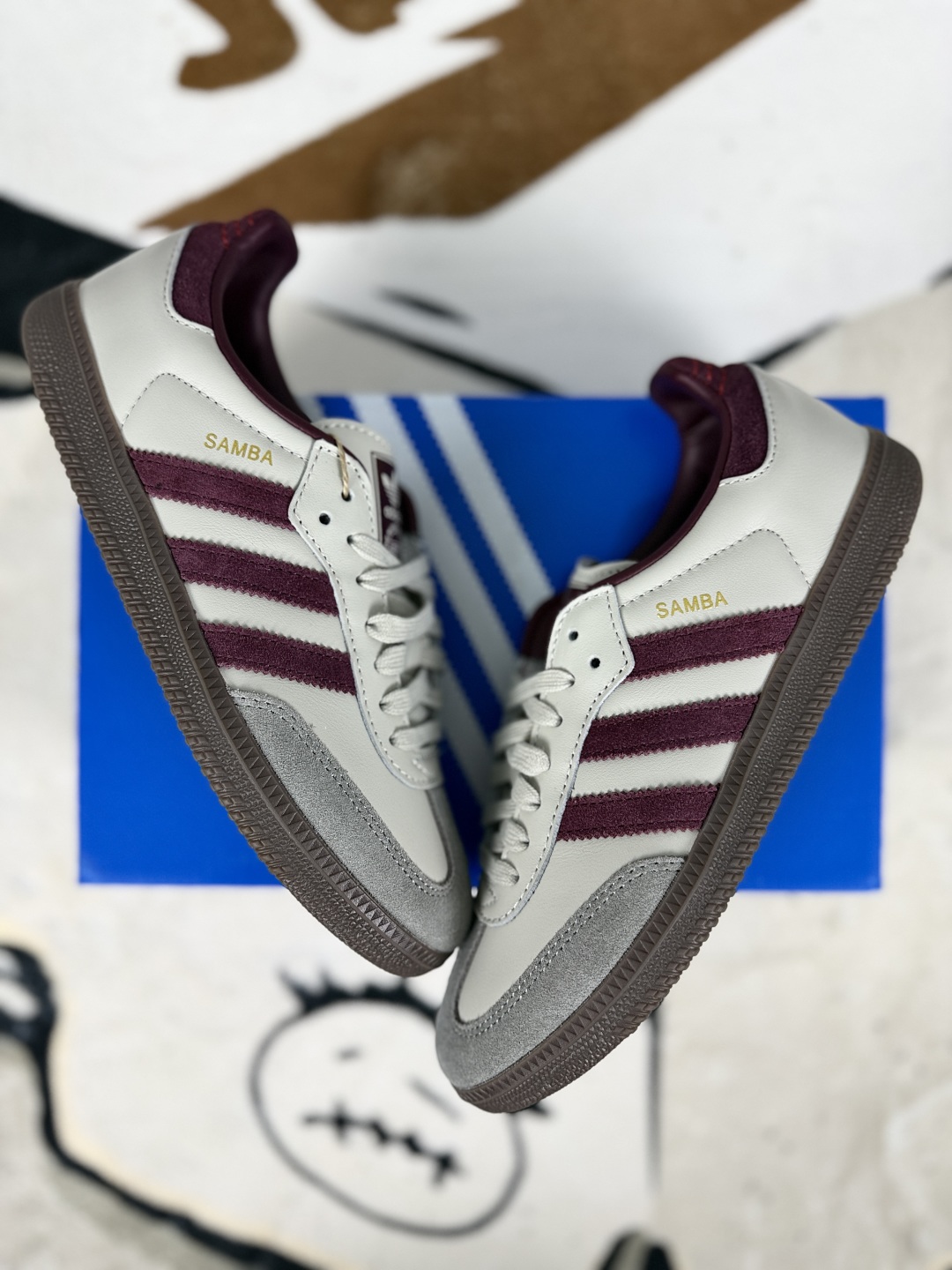 Adidas Originals Samba OG Brown Low-Top Lifestyle Sneakers - Unisex, Durable, Breathable 6 cmp i1751481189337 508 0 6