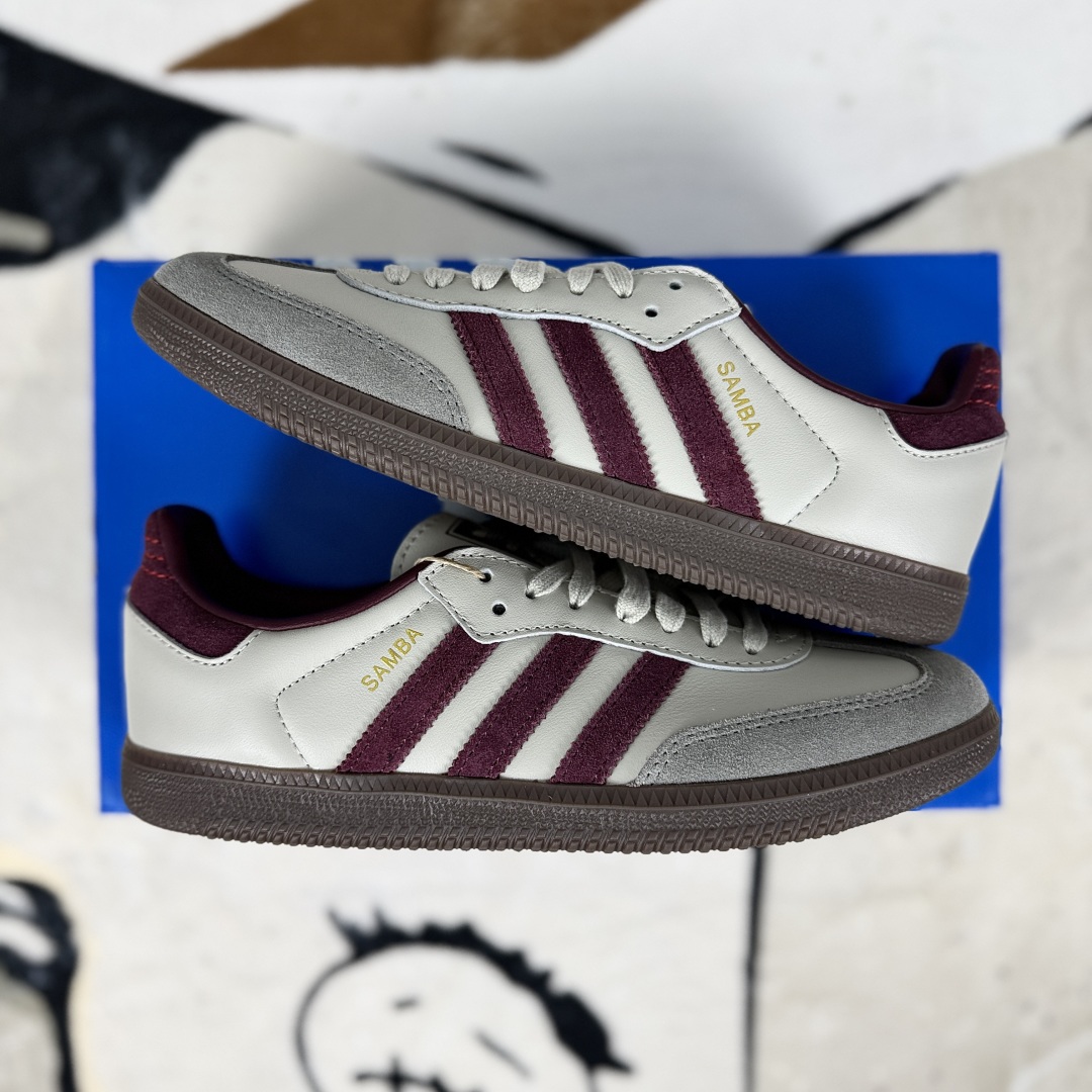 Adidas Originals Samba OG Brown Low-Top Lifestyle Sneakers - Unisex, Durable, Breathable 9 cmp i1751481195218 2012 0 7
