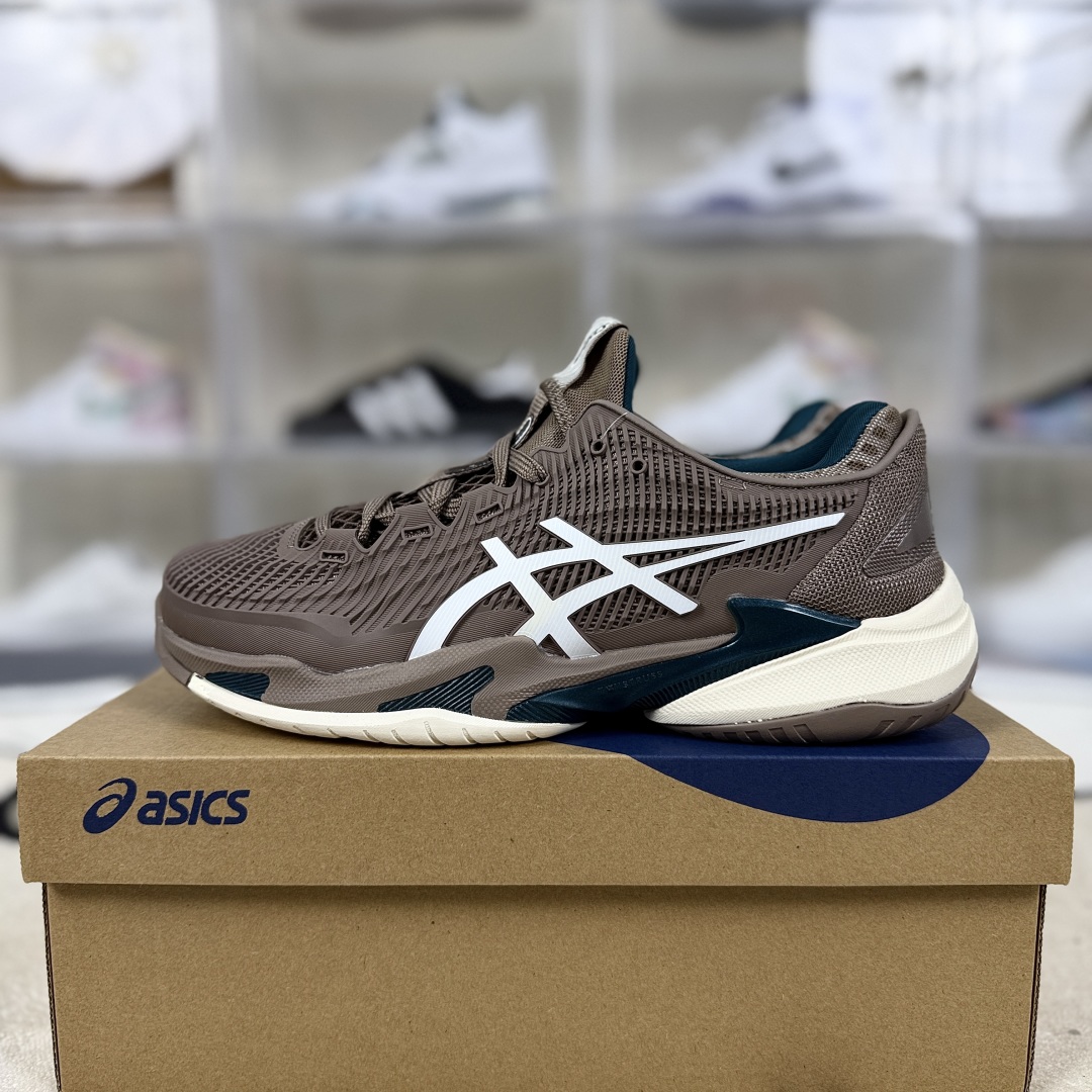 Asics Court FF 3 Brown Tennis Shoes - Breathable, Non-slip, Unisex Design 10 cmp i1751481351087 5380 0 8